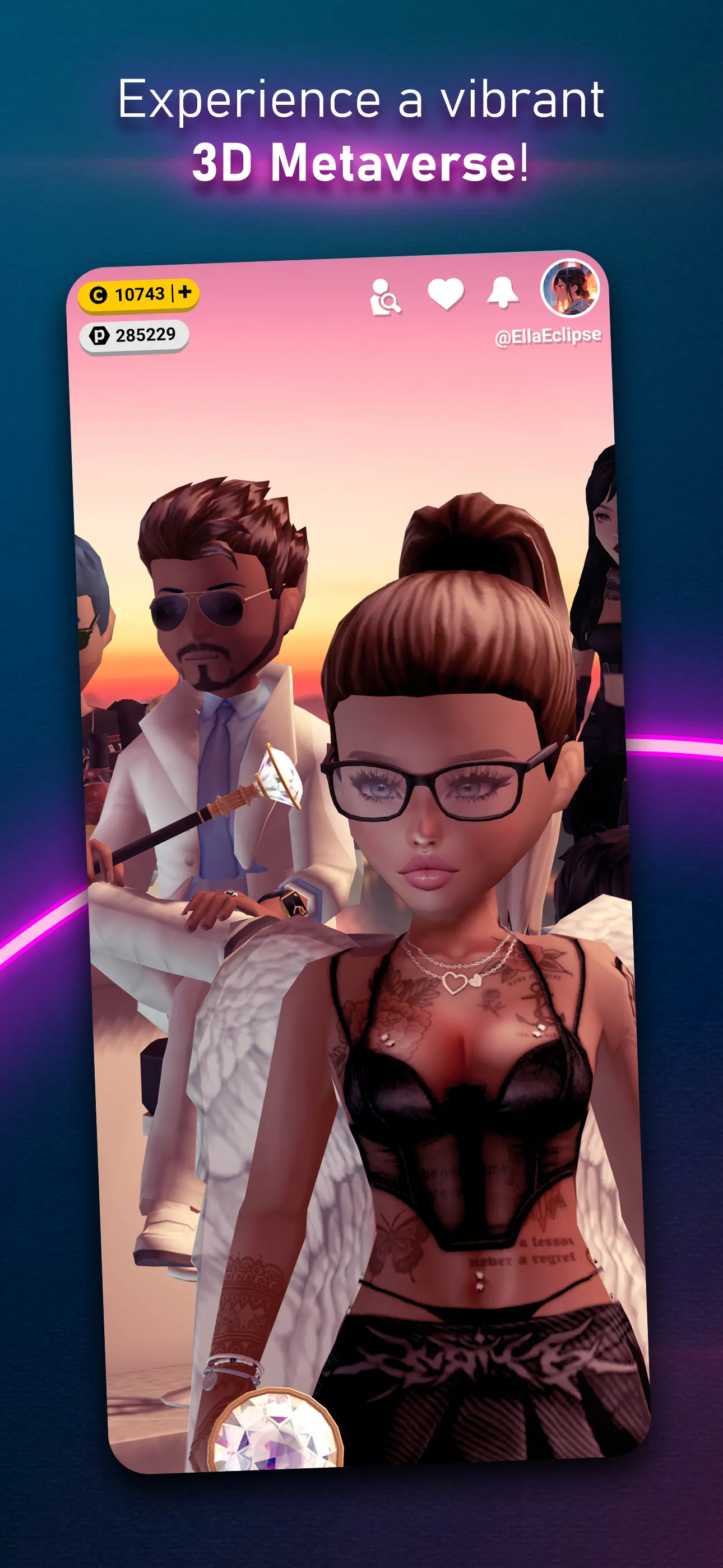 Club Cooee - 3D Avatar Chat iphone screenshot 1