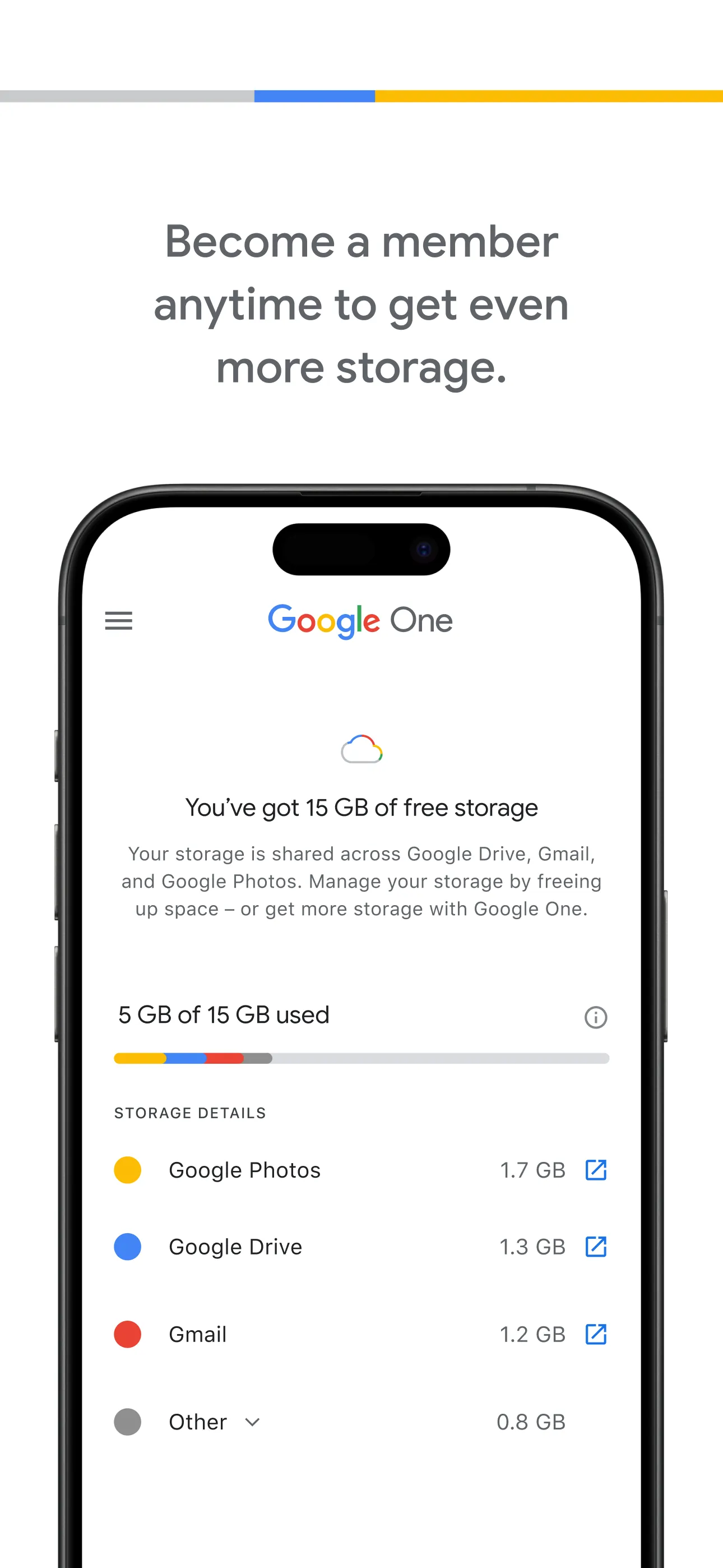 Google One iphone screenshot 3