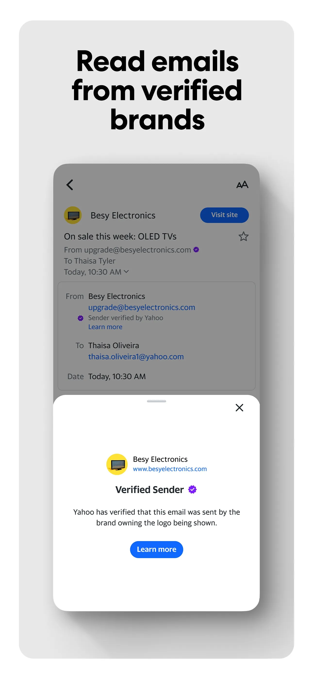 Yahoo Mail iphone screenshot 10
