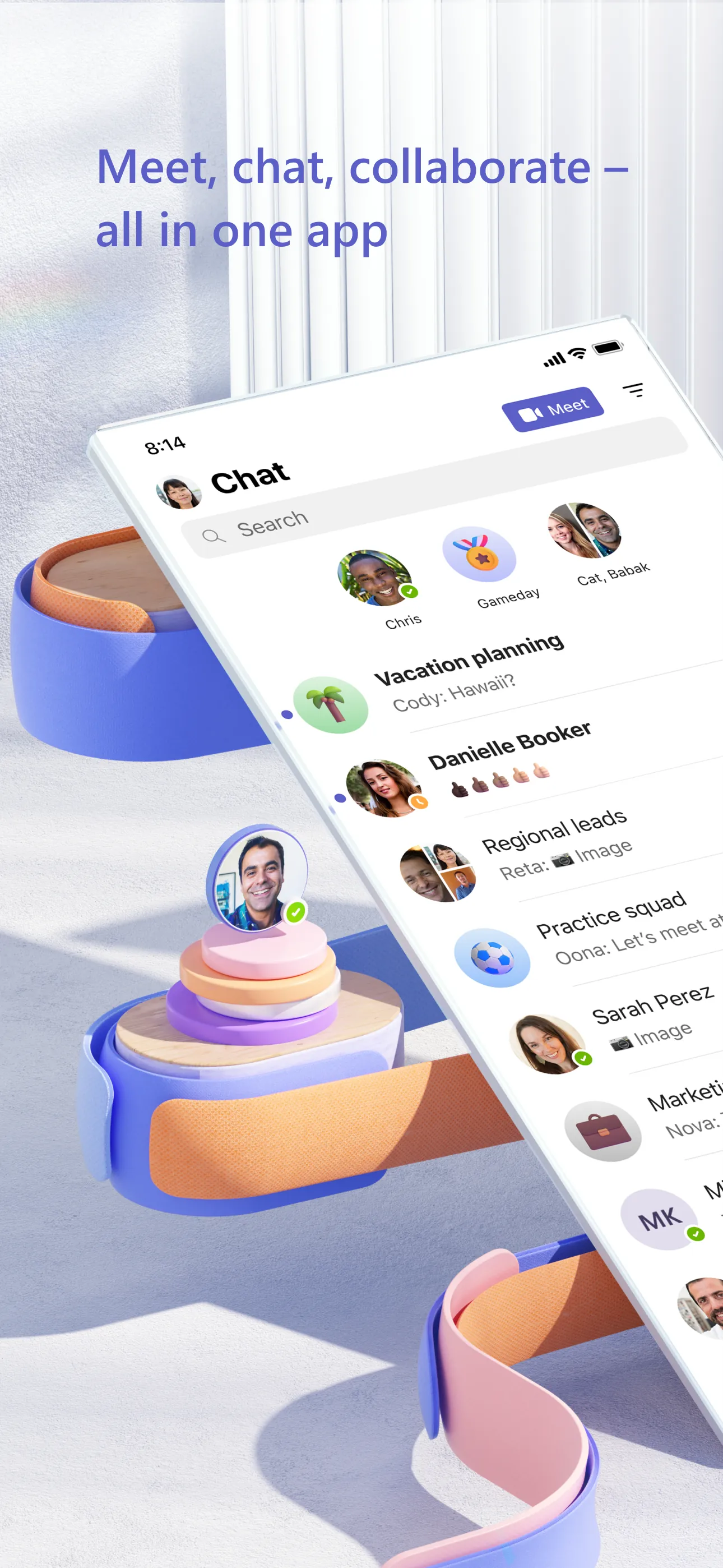 Microsoft Teams iphone screenshot 1