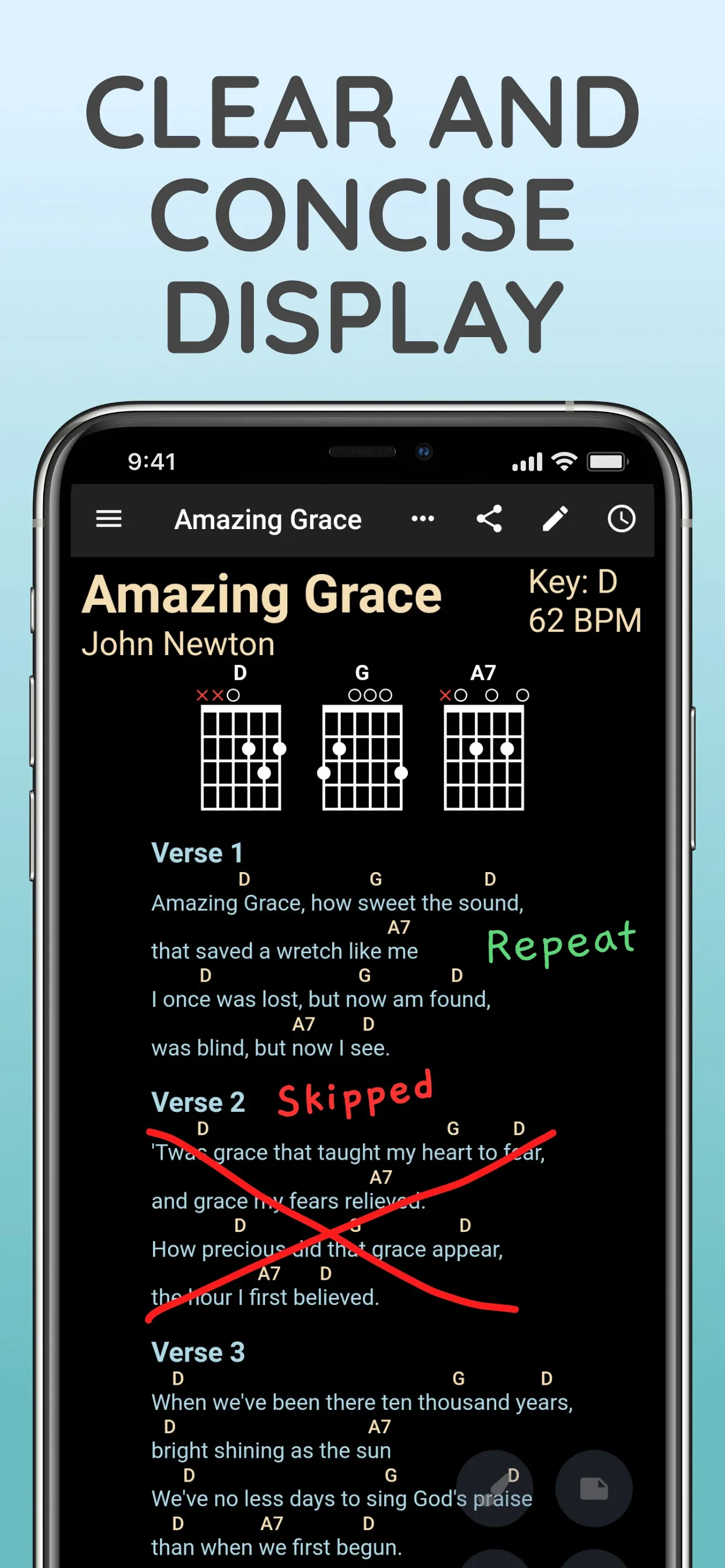 SongbookPro - Digital Songbook iphone screenshot 1