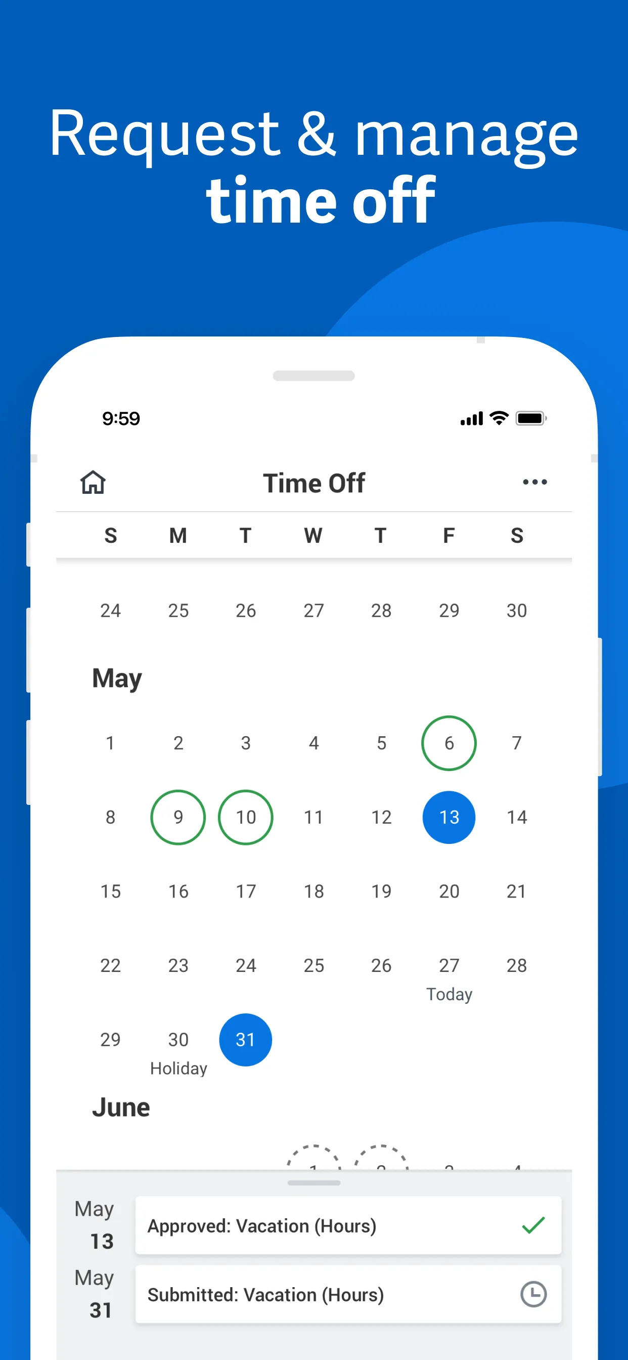 Workday iphone screenshot 5