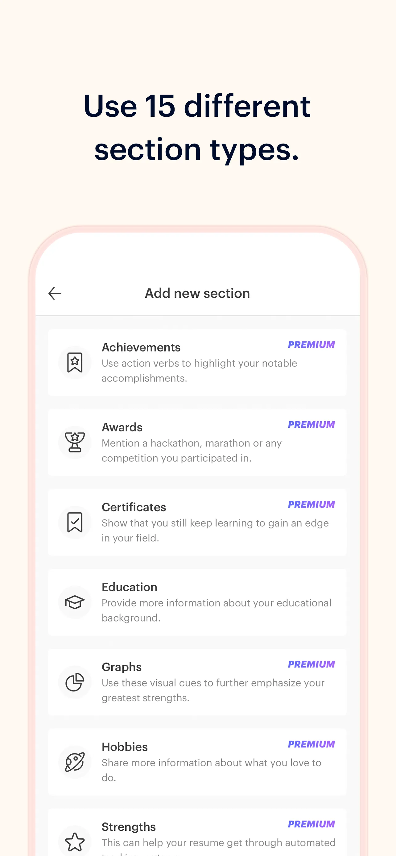 Kickresume: AI Resume Builder iphone screenshot 6