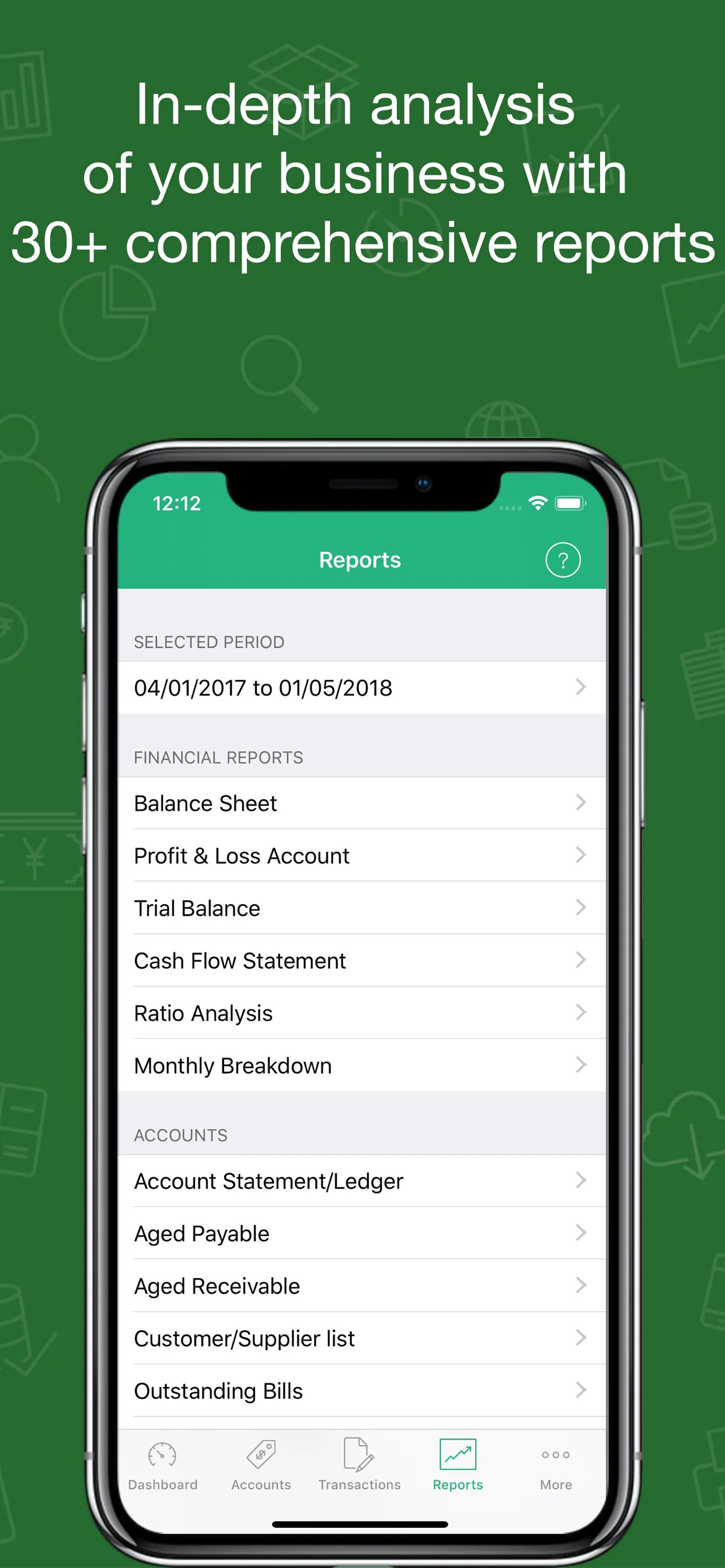 Book Keeper Accounting iphone screenshot 5
