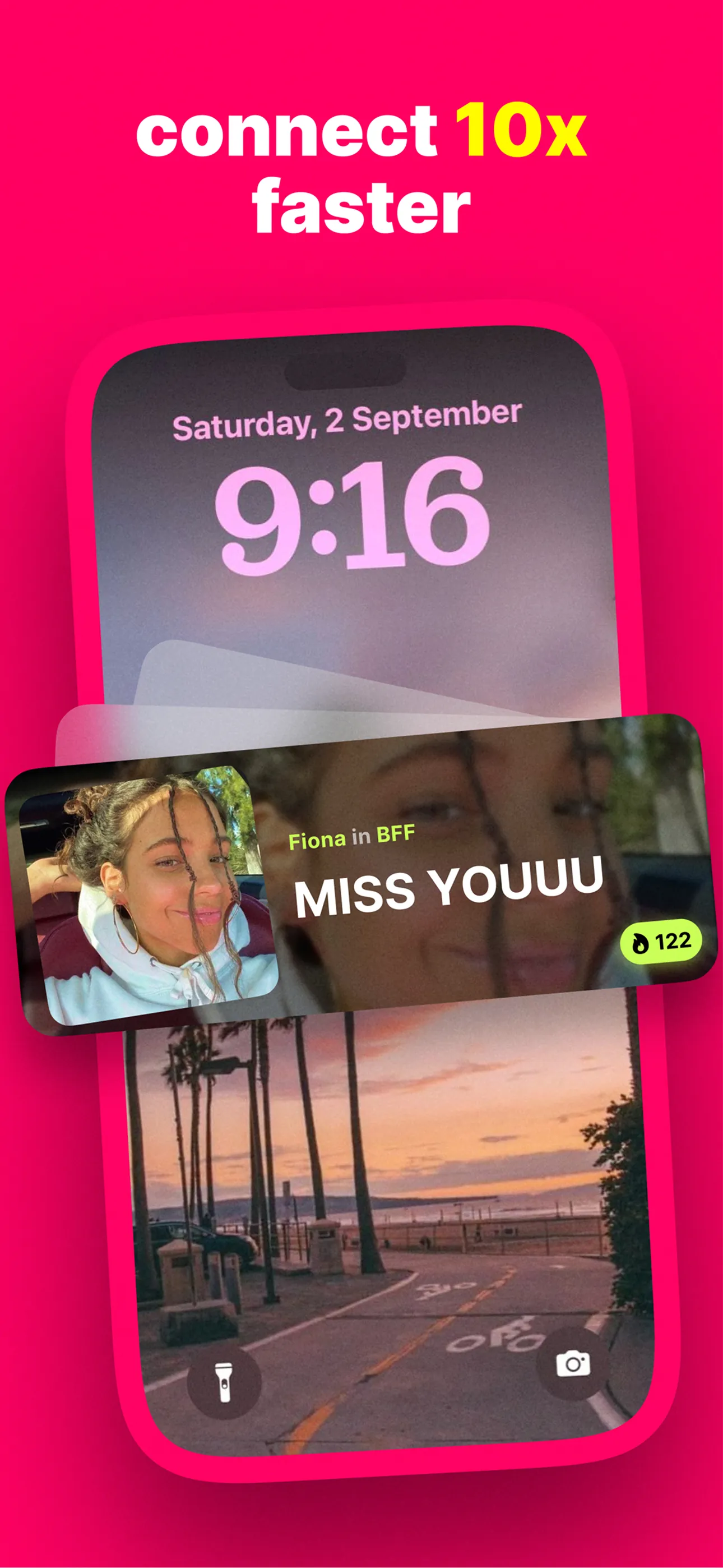 yope: photo wall with friends iphone screenshot 2