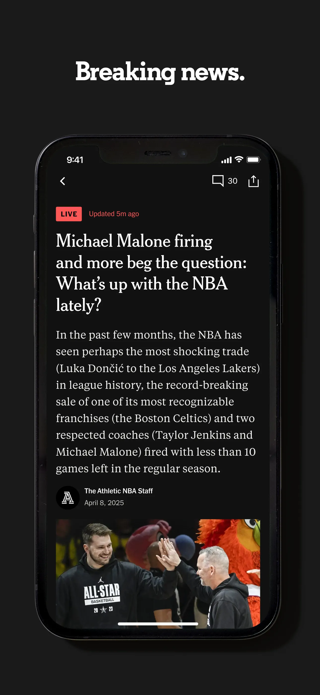 The Athletic: Sports News iphone screenshot 5