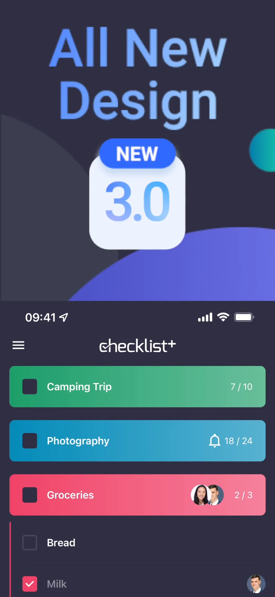 Checklist+ iphone screenshot 1