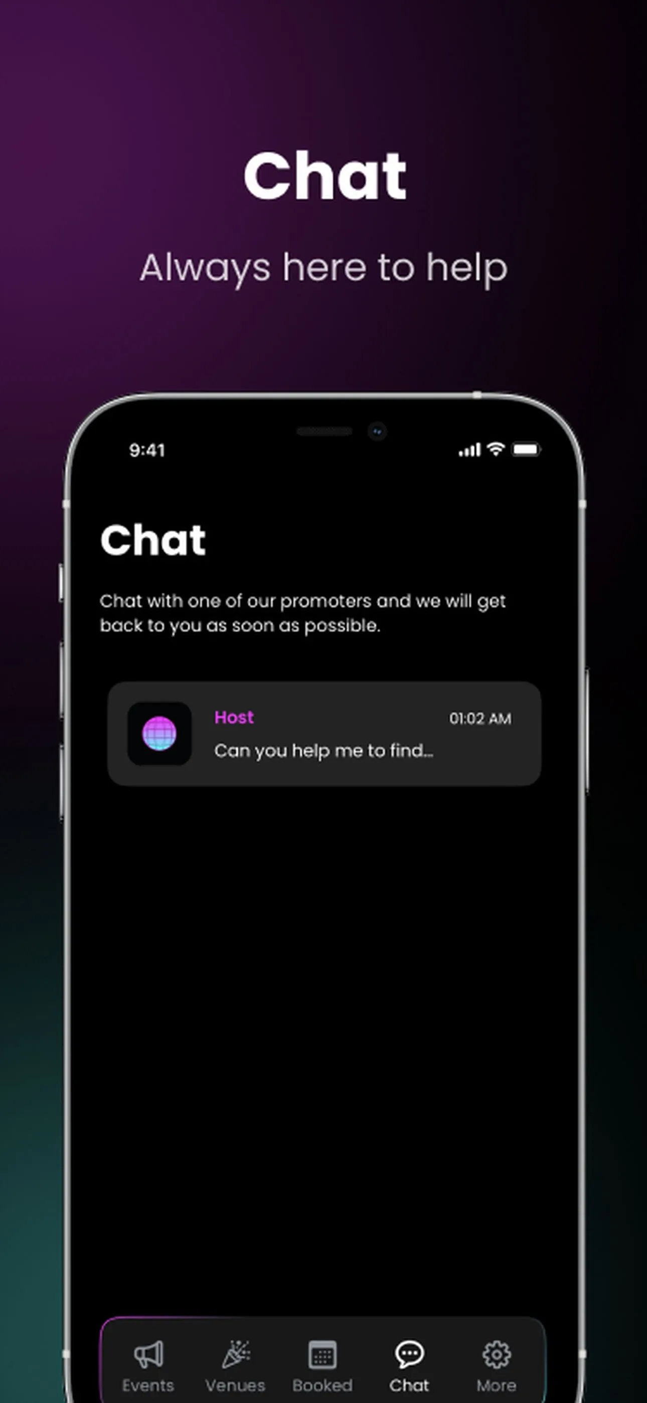 Initiate NightLife iphone screenshot 5