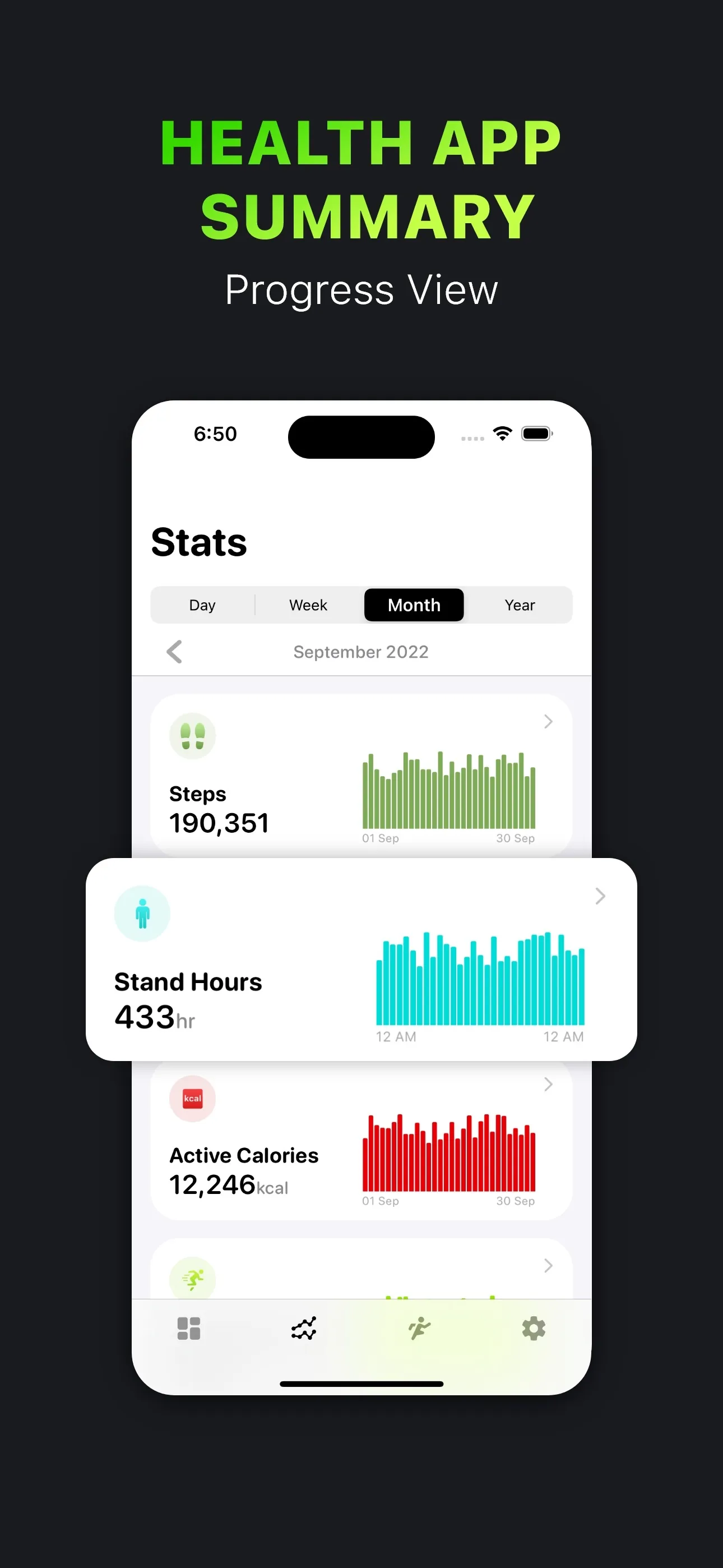 Activity Tracker・FitnessView iphone screenshot 2