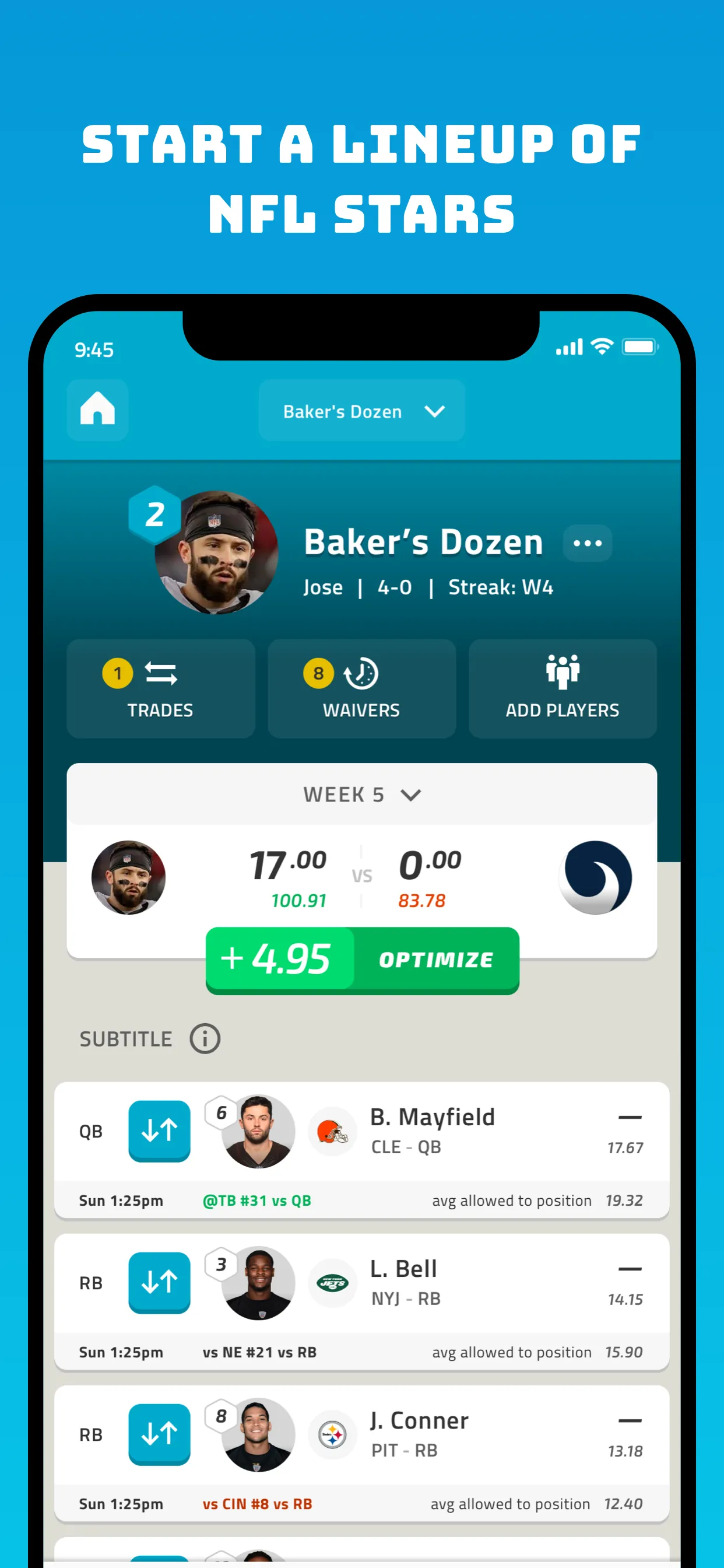 NFL Fantasy Football iphone screenshot 8