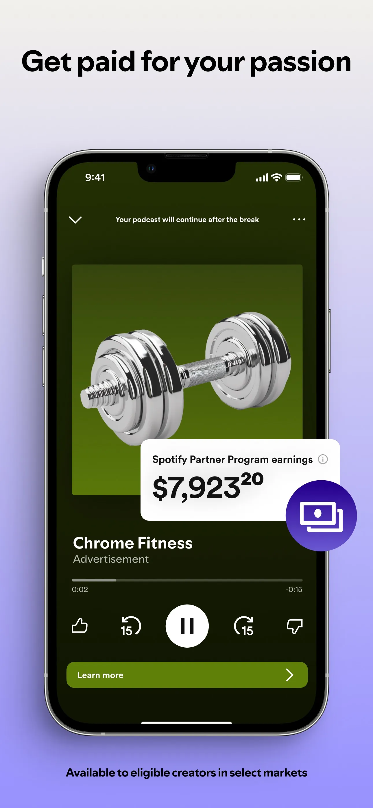 Spotify for Creators iphone screenshot 7