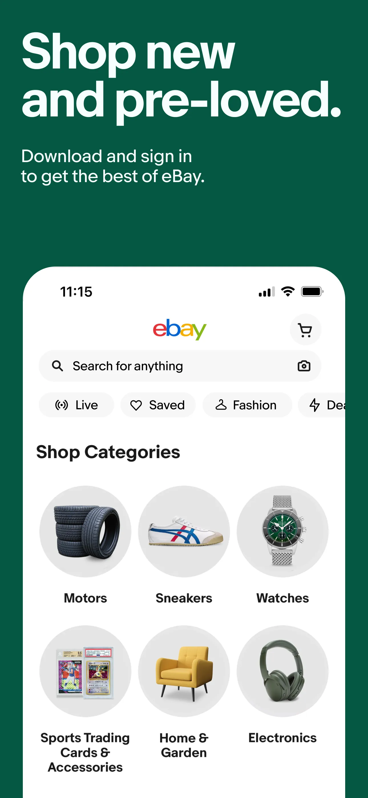 eBay online shopping & selling iphone screenshot 1