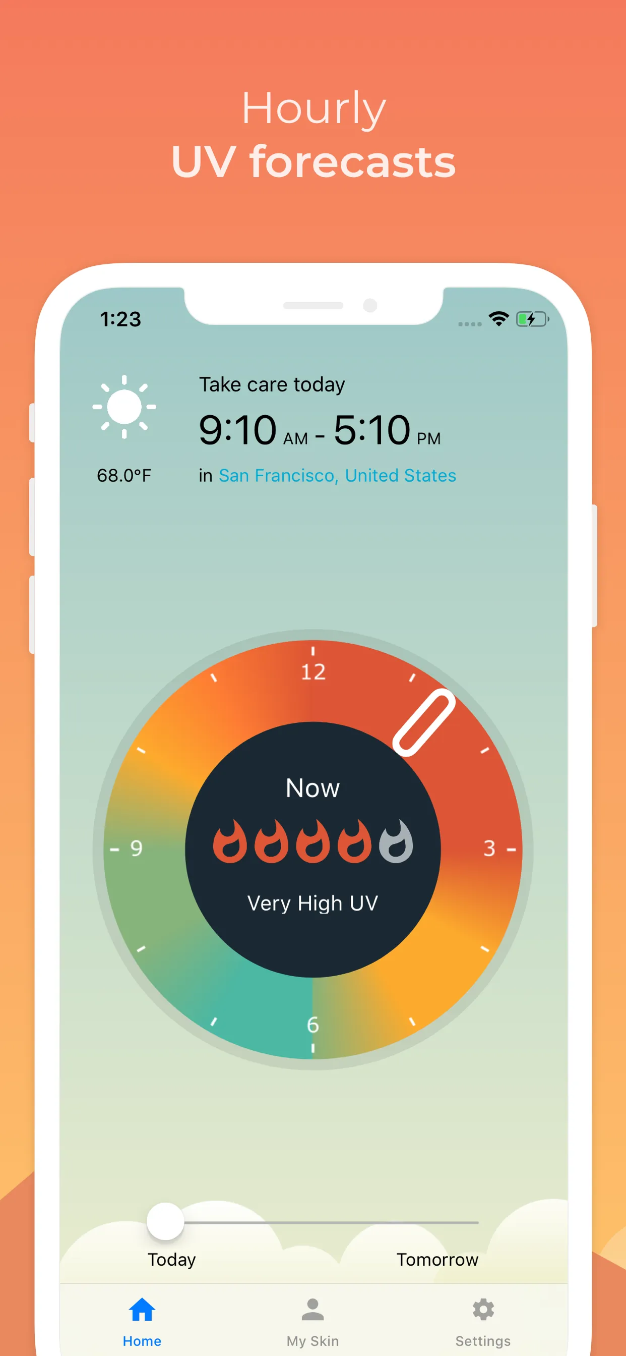 UVLens - UV Index iphone screenshot 1