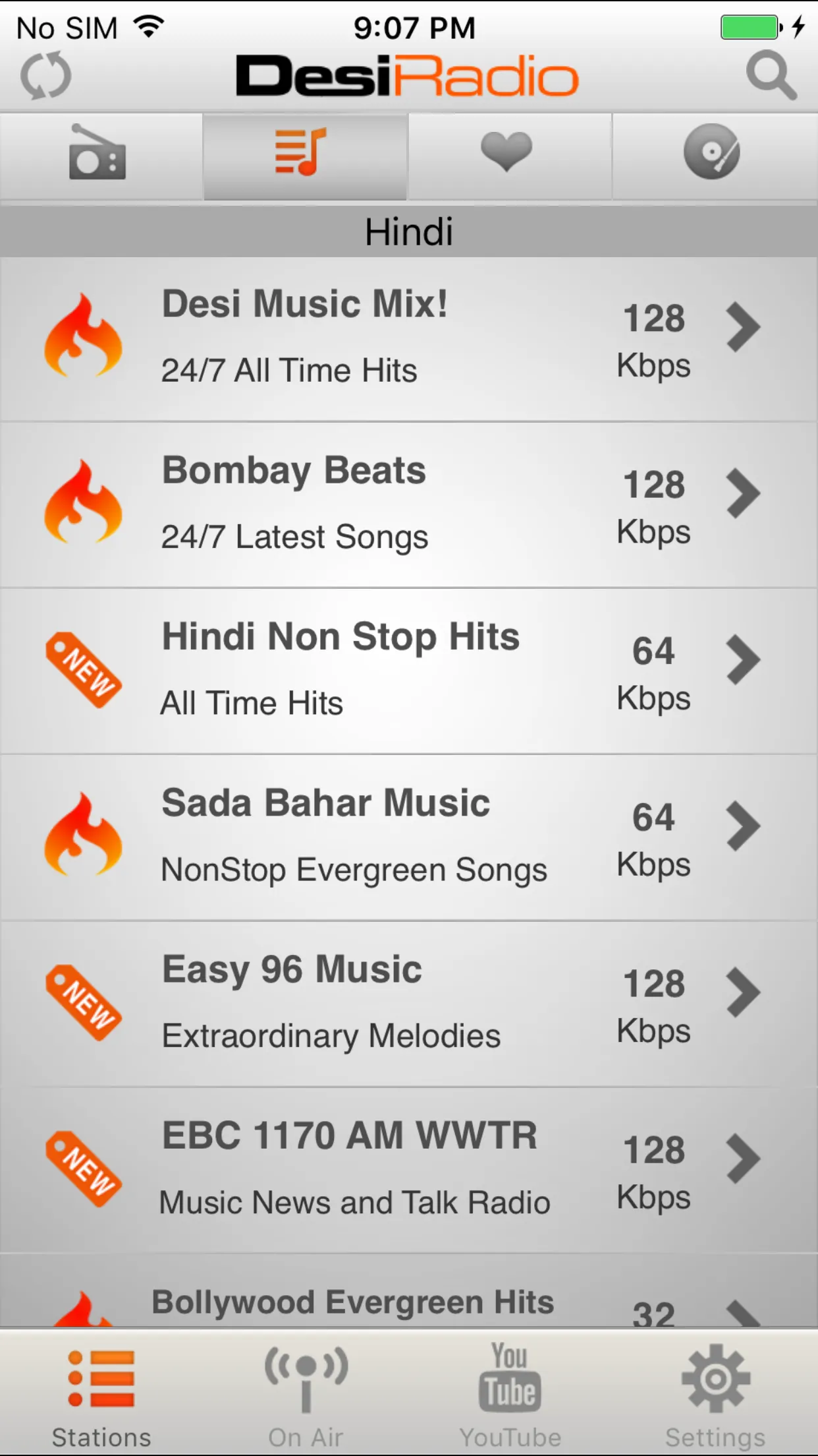 Desi Radio - Indian Stations iphone screenshot 4