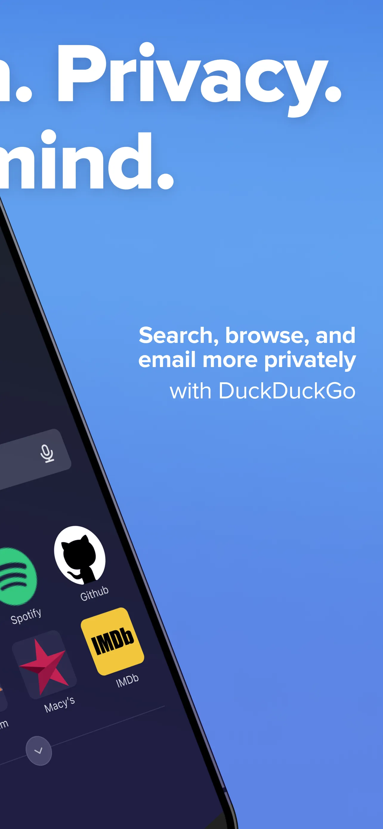 DuckDuckGo Browser, Search, AI iphone screenshot 2