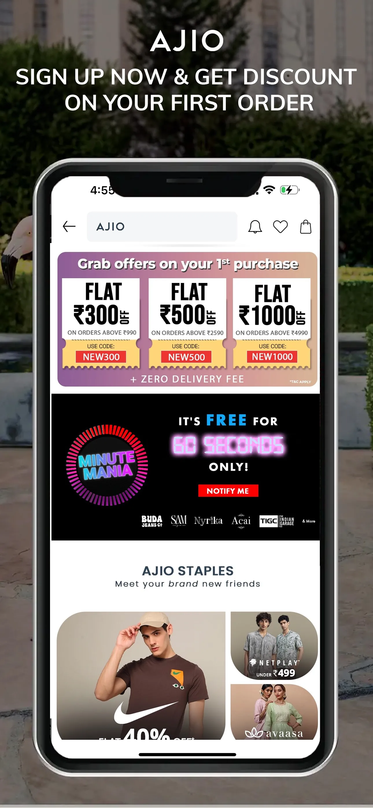 AJIO Online Shopping App iphone screenshot 3