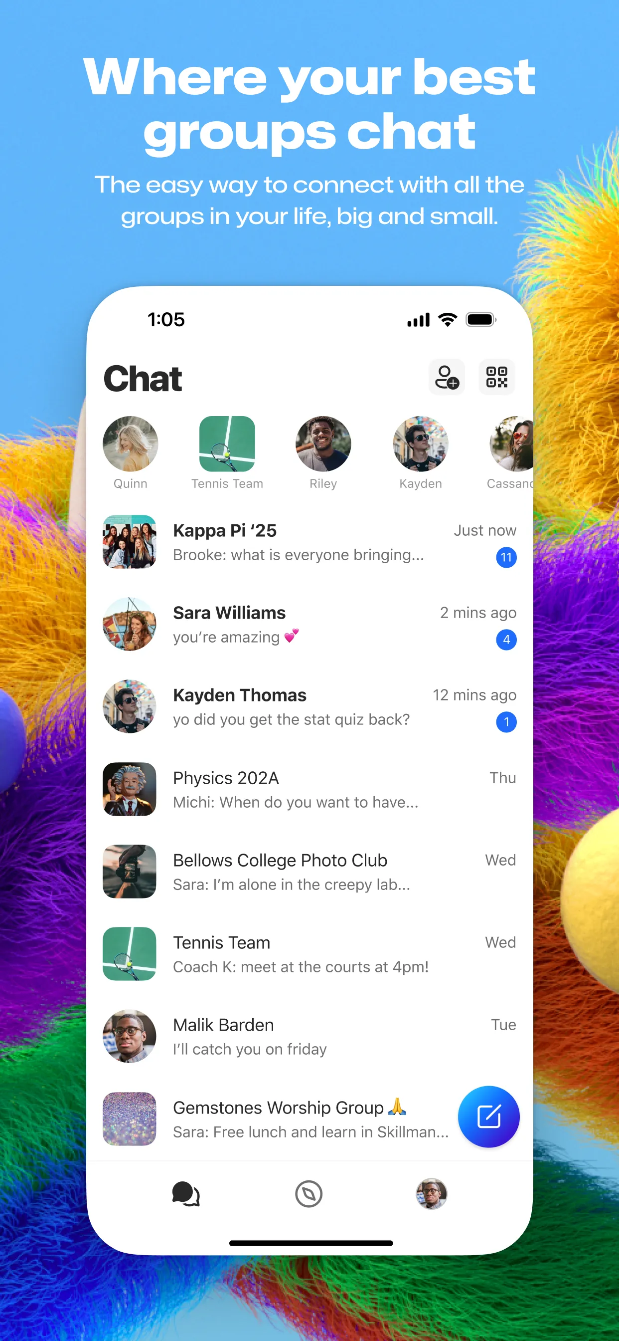GroupMe iphone screenshot 1