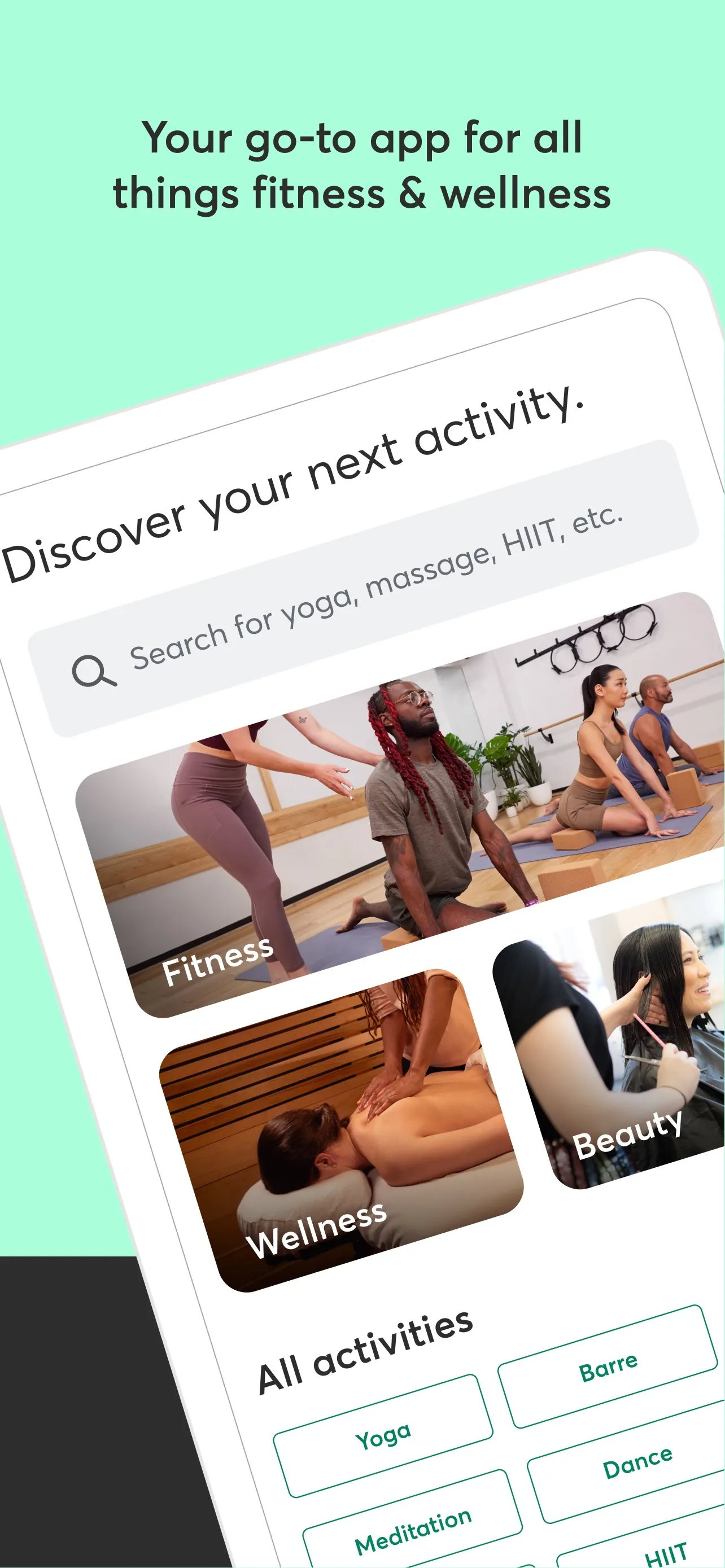 Mindbody: Fitness & Wellness iphone screenshot 1