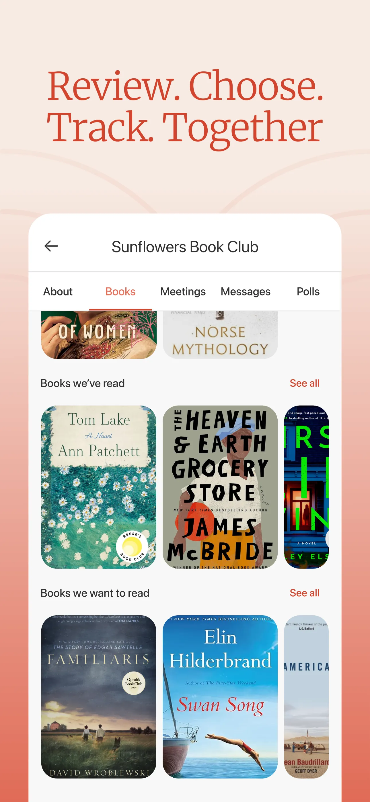 Bookclubs: Book Club Organizer iphone screenshot 6