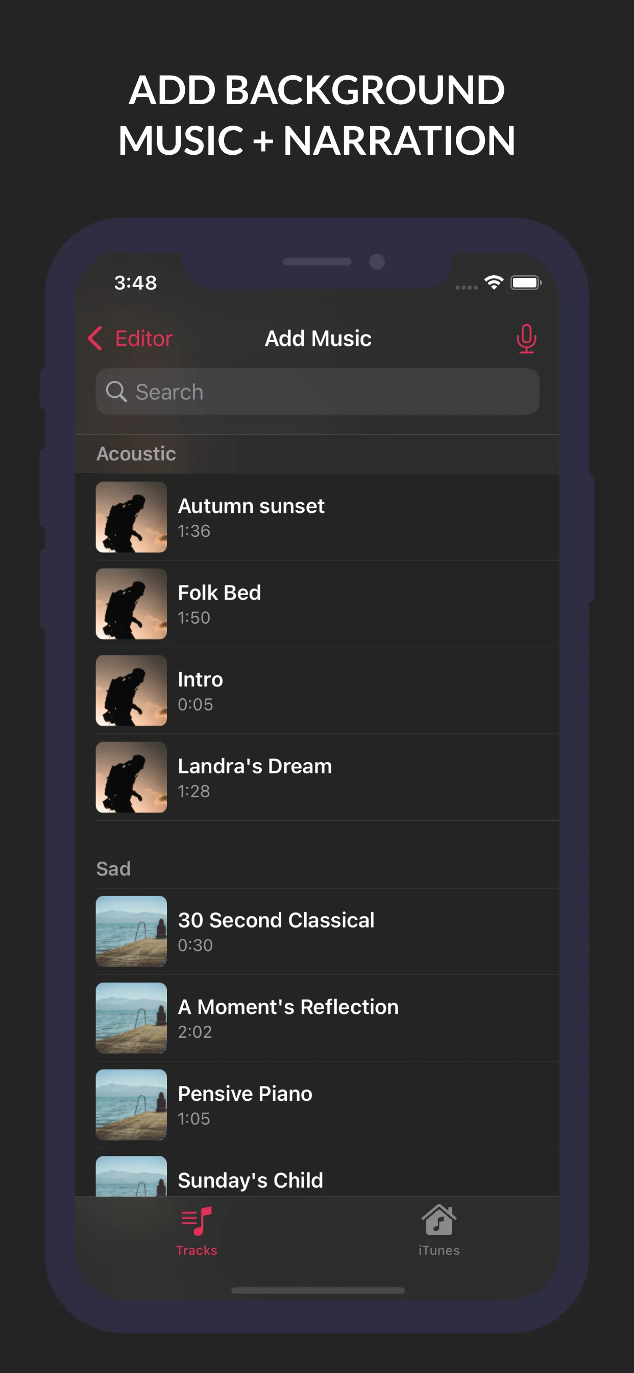 Add music to videos! iphone screenshot 5