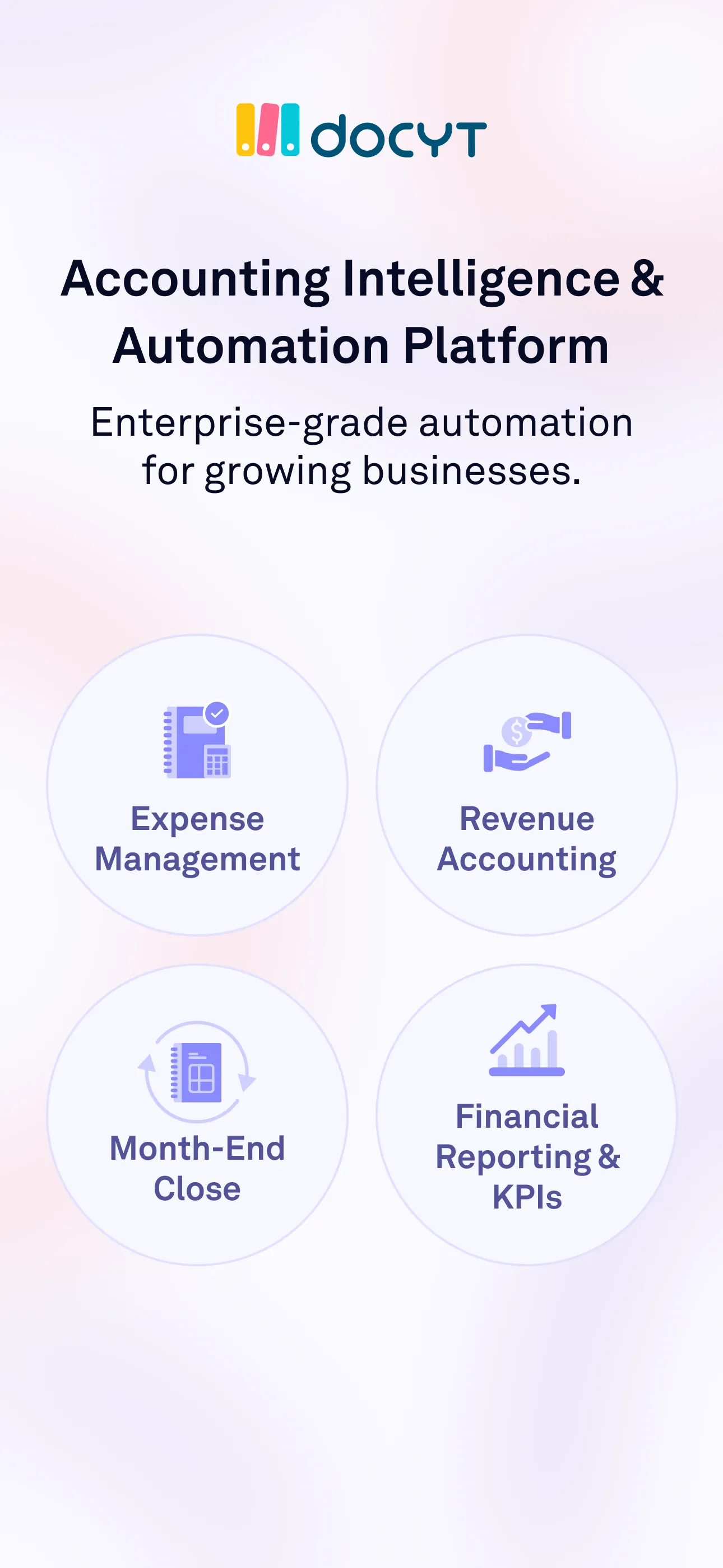Docyt: Real-Time Bookkeeping iphone screenshot 1