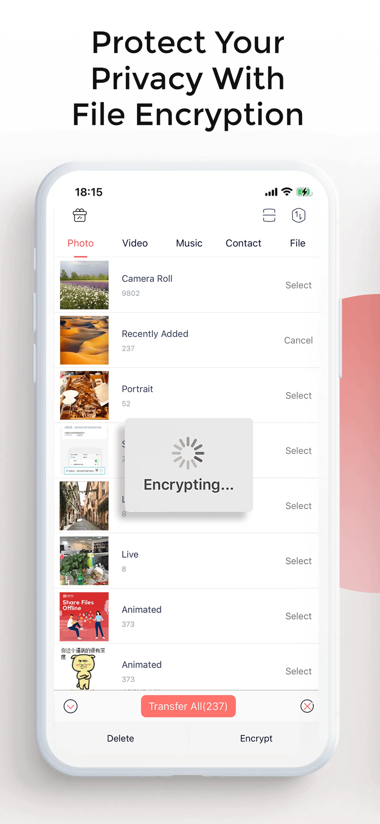 Zapya - File Sharing iphone screenshot 5