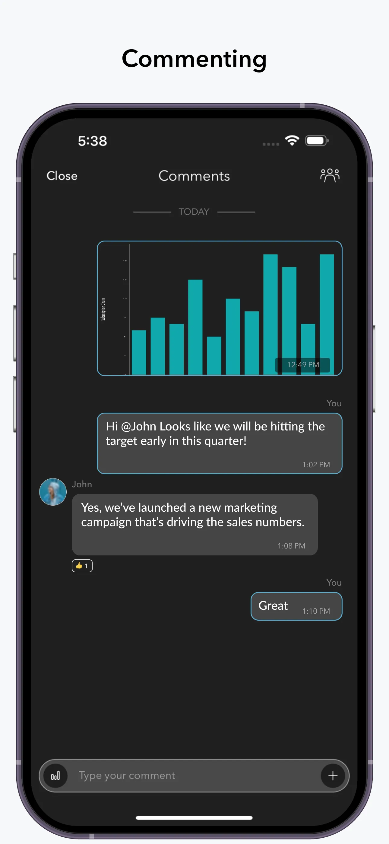 Zoho Analytics - Dashboards iphone screenshot 4