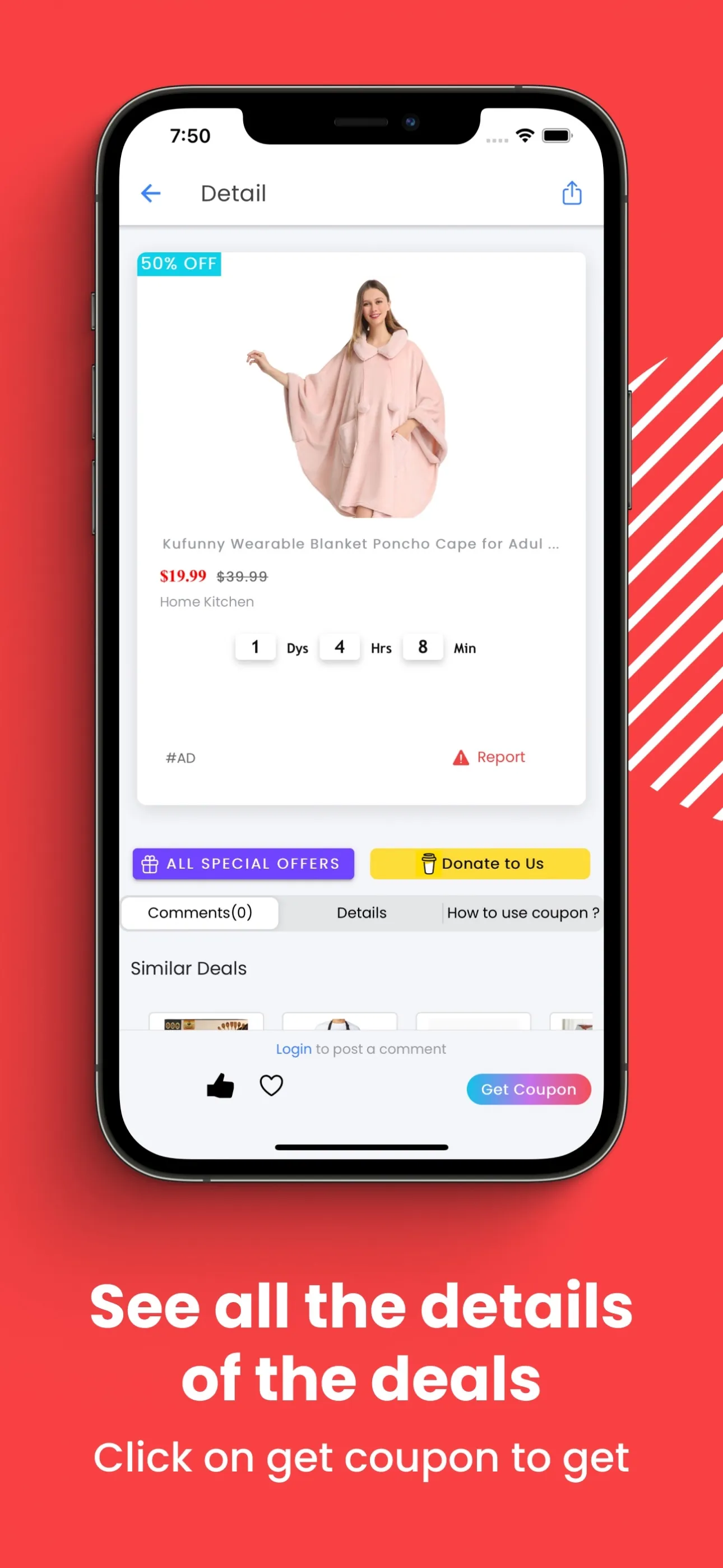 Run Run Deals – Coupons & Deal iphone screenshot 4