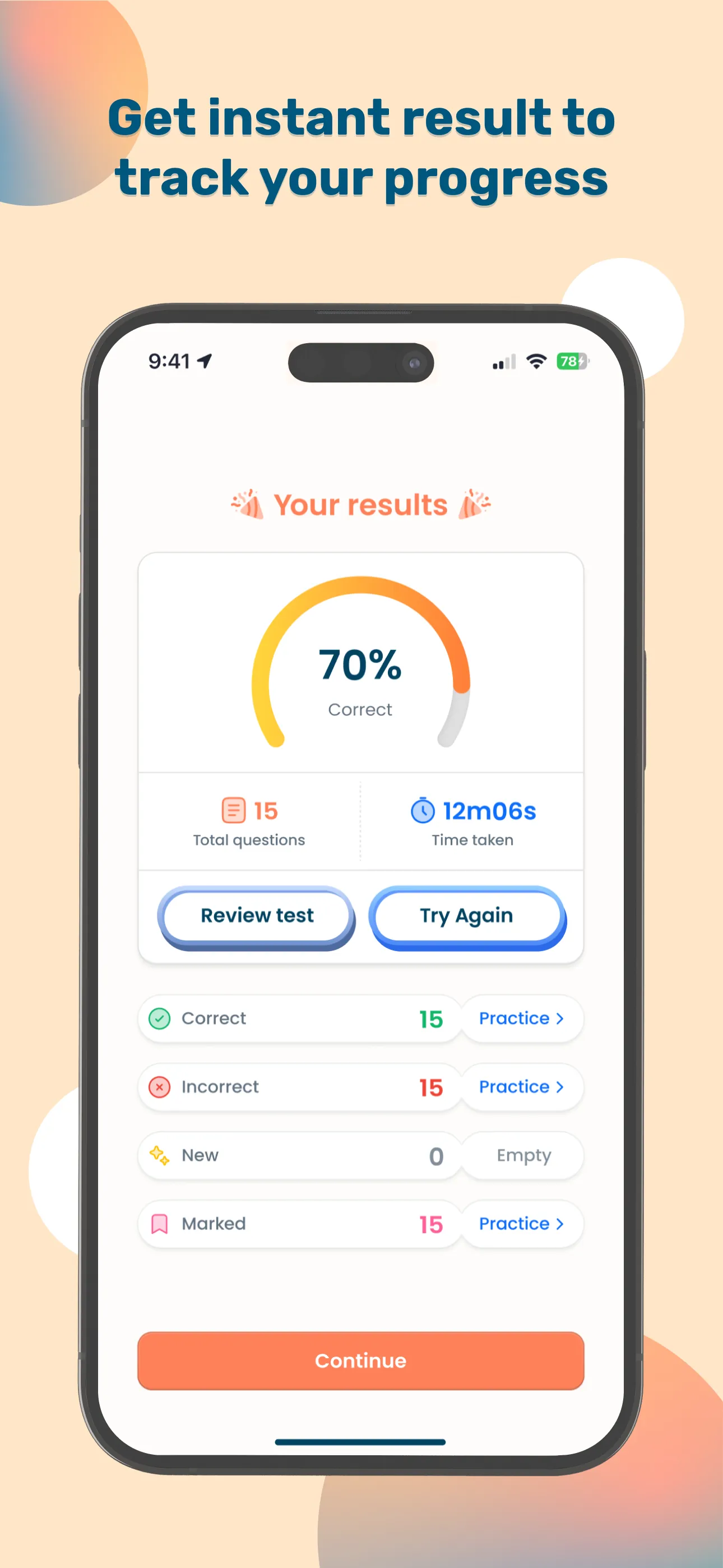 Practice for TOEFL® Test Pro iphone screenshot 5