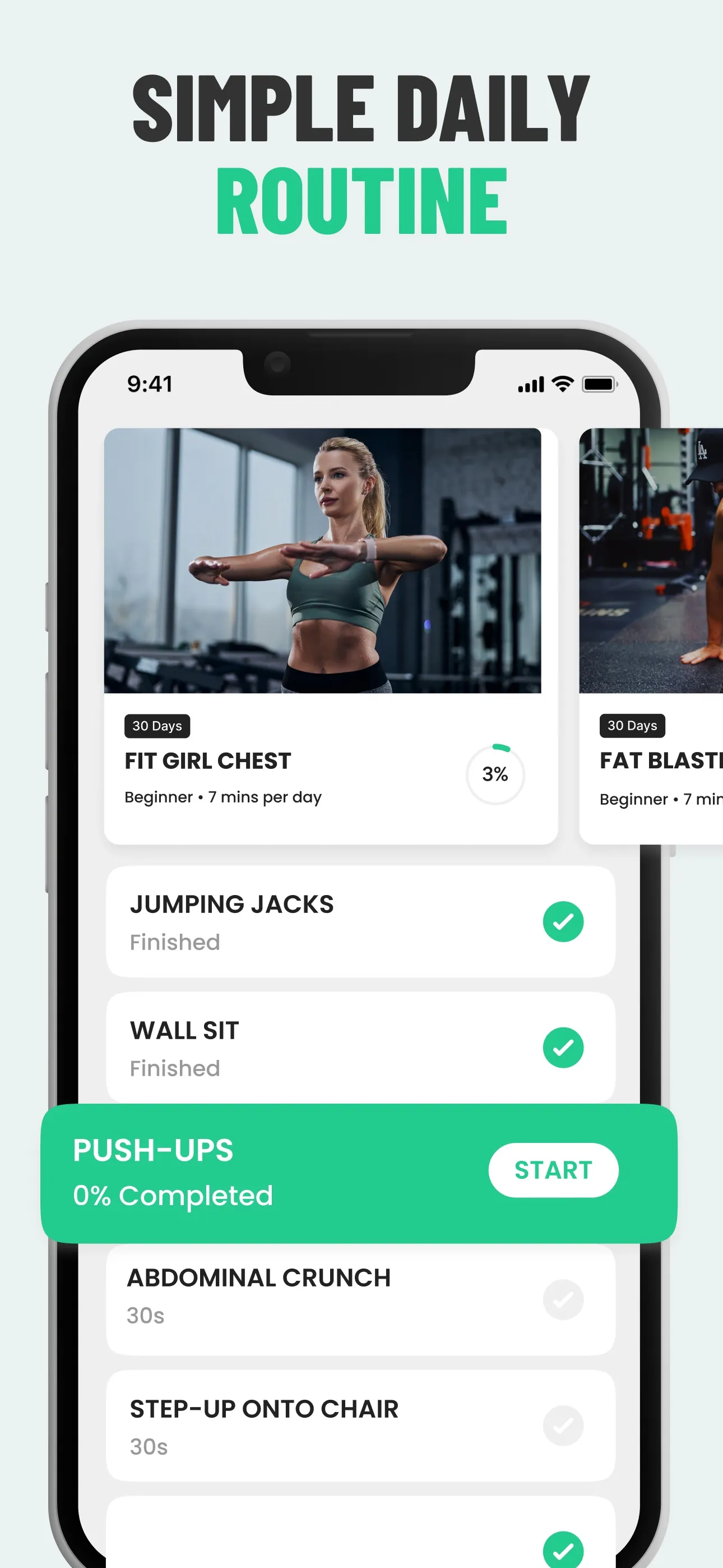 7 Minute Workout:Home Exercise iphone screenshot 4