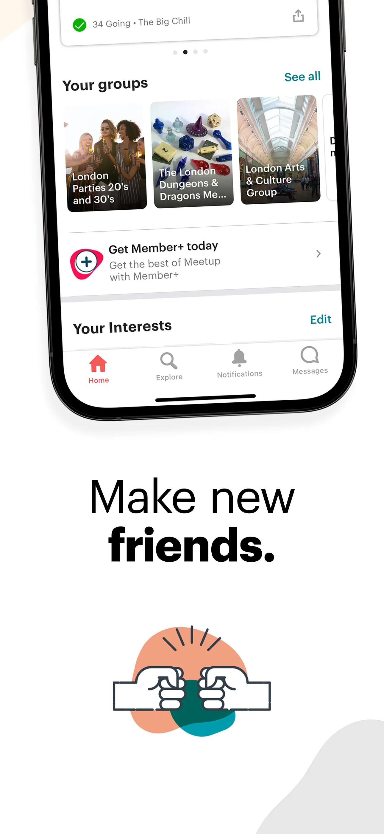 Meetup: Social Events & Groups iphone screenshot 5