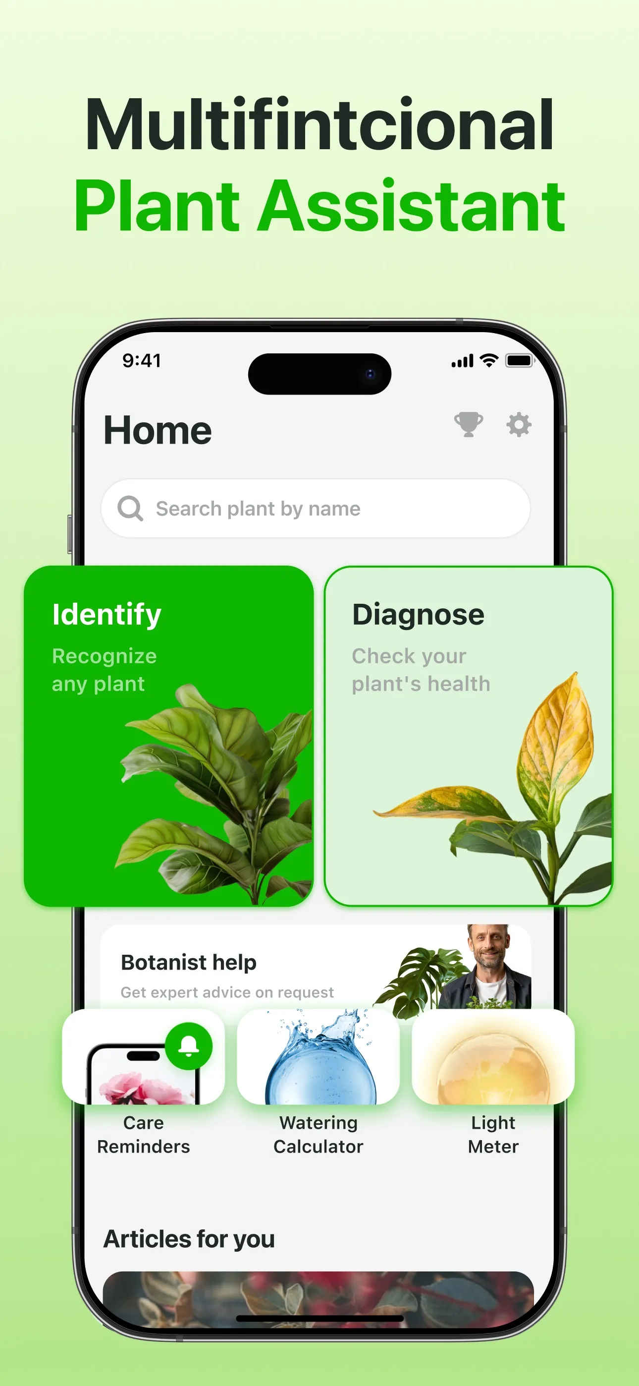 Plant Identifier & Care App iphone screenshot 3