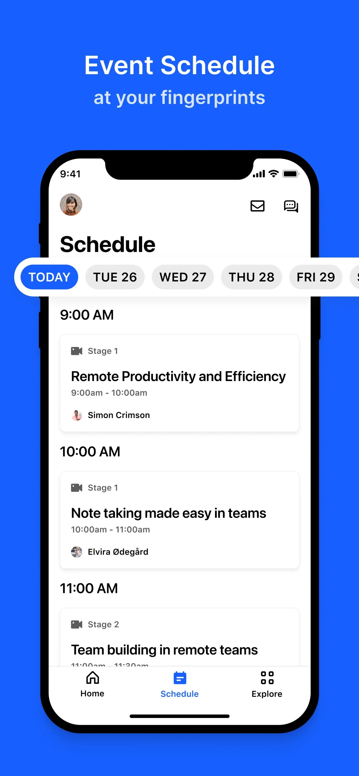 RingCentral Events iphone screenshot 2