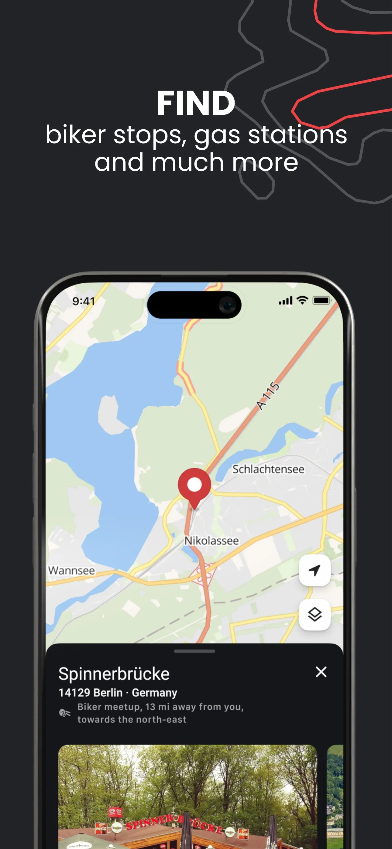 calimoto motorcycle navigation iphone screenshot 7