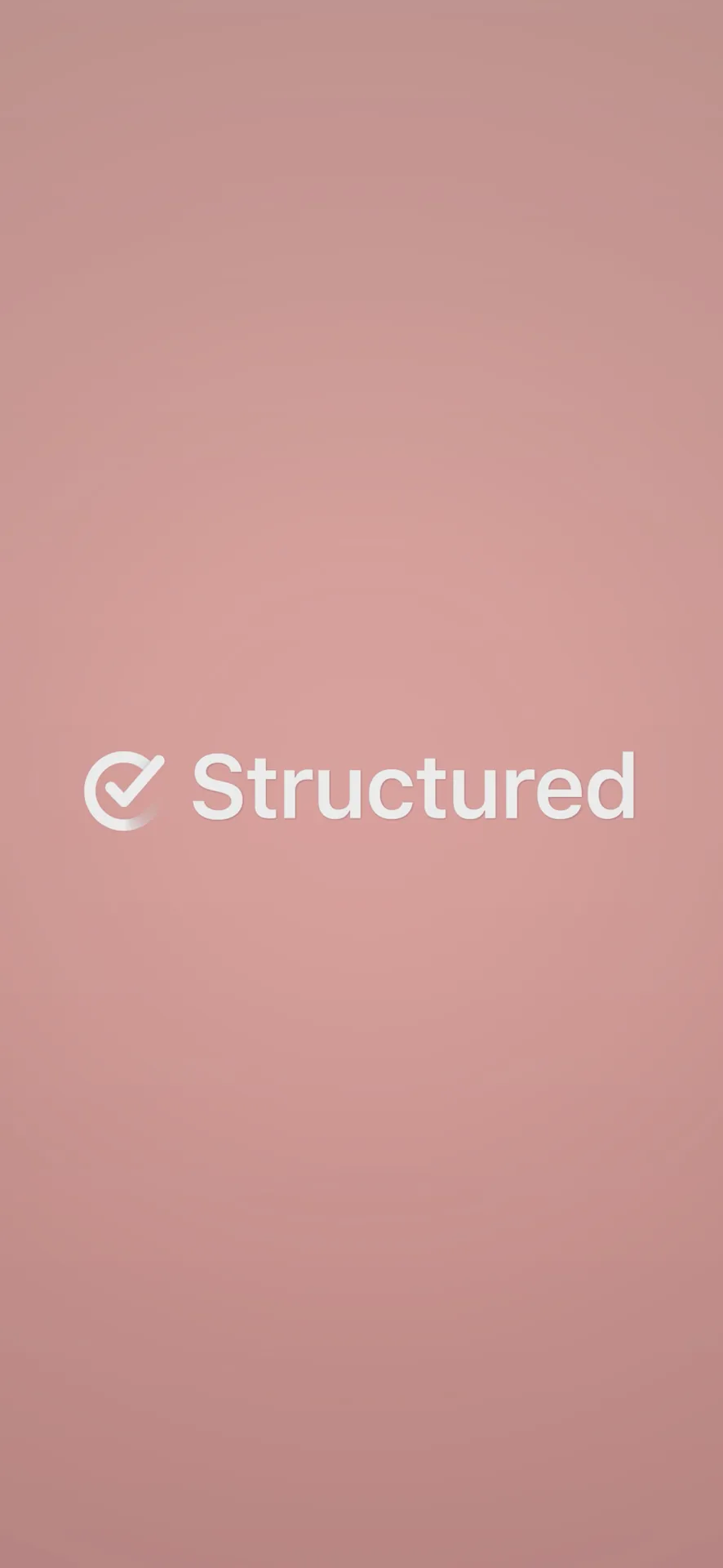 Structured - Daily Planner iphone screenshot 1