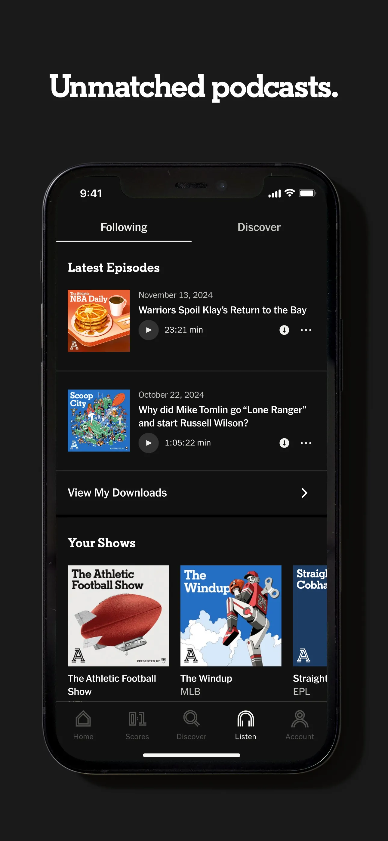 The Athletic: Sports News iphone screenshot 8