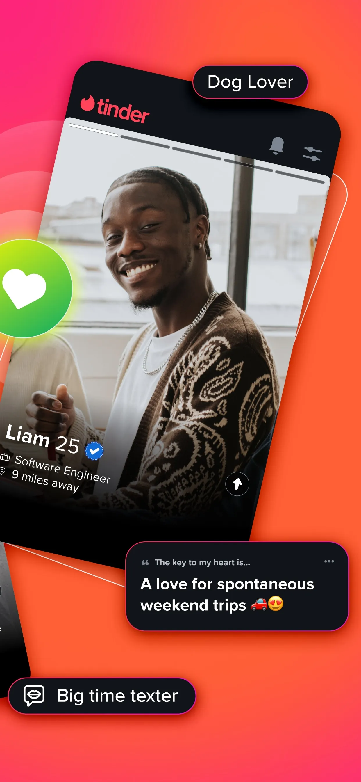 Tinder Dating App: Date & Chat iphone screenshot 3