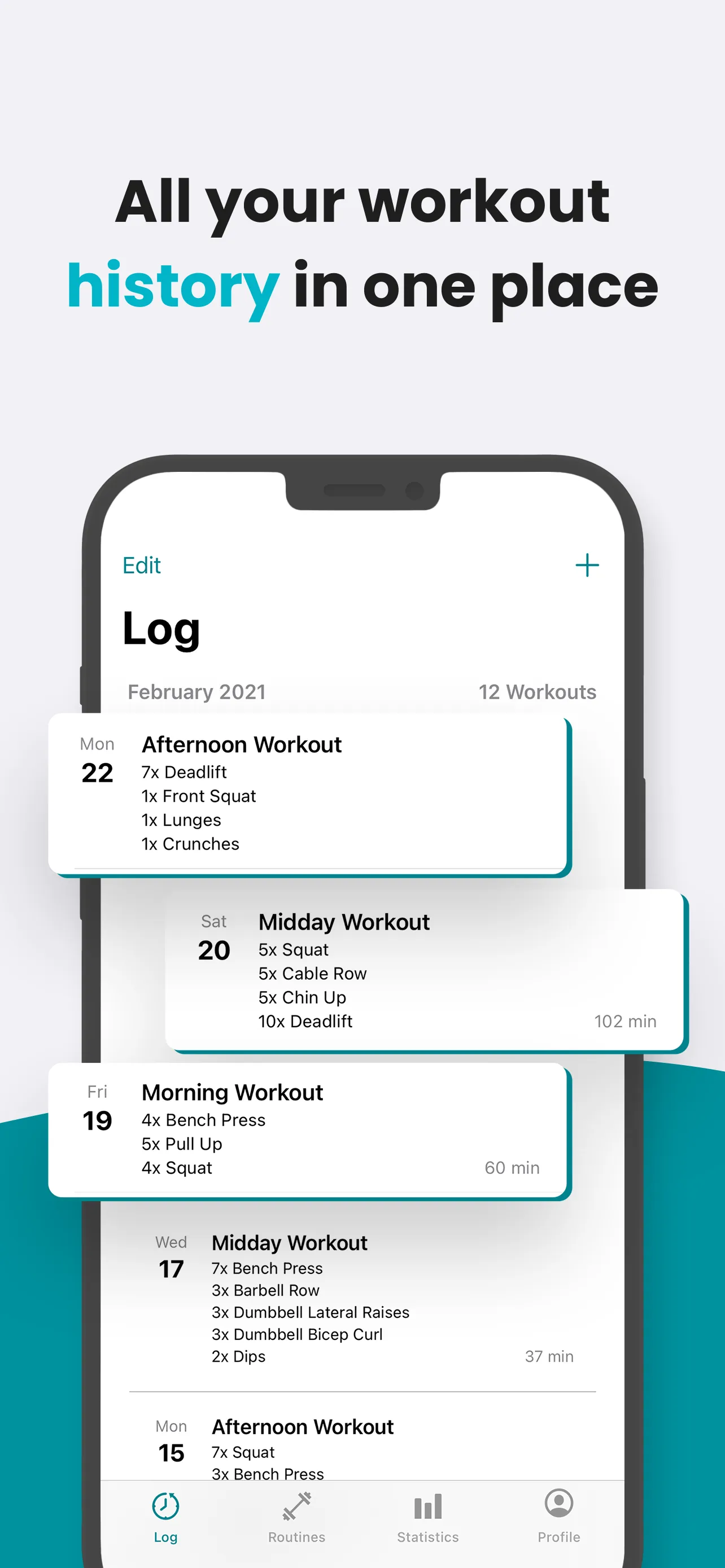 RepCount - Gym Workout Tracker iphone screenshot 7