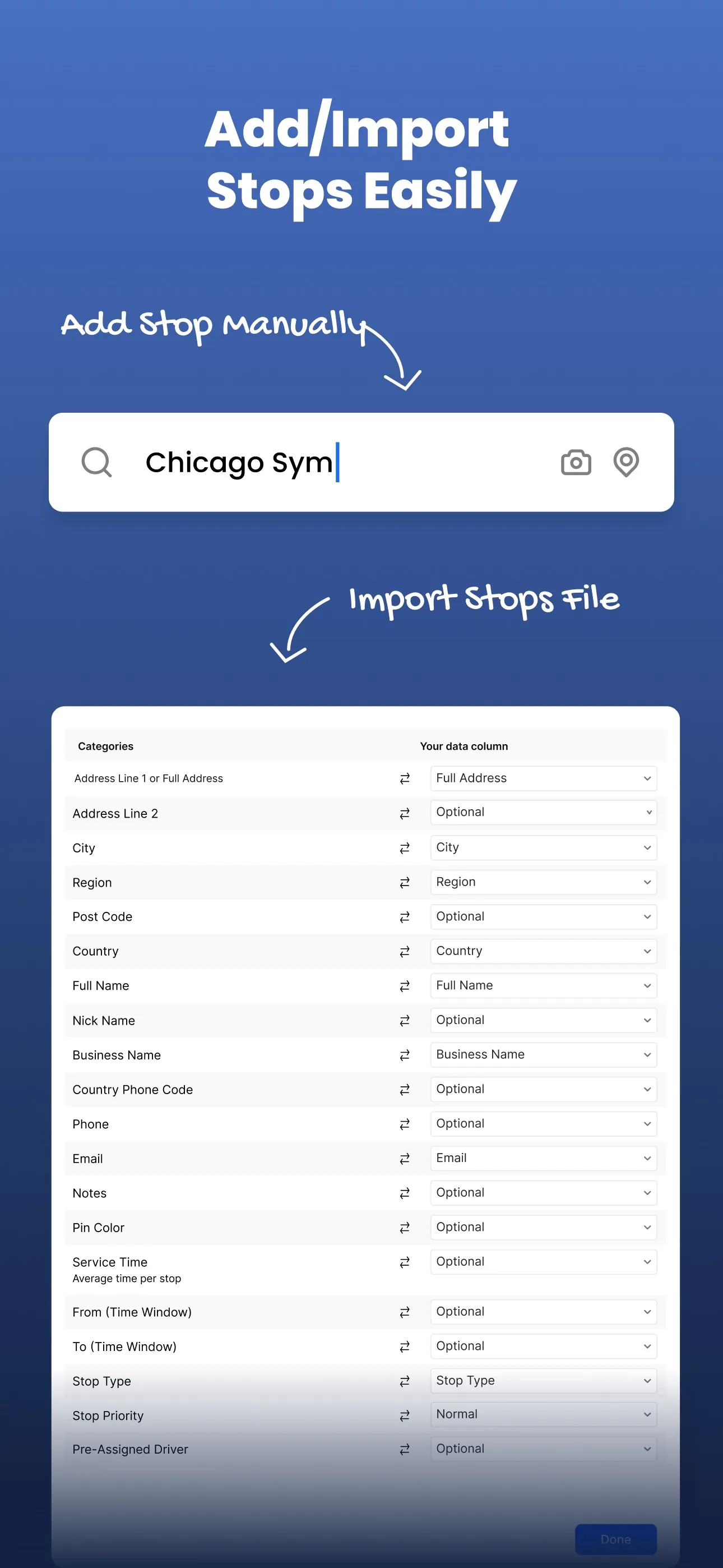 Upper Route Planner Optimizer iphone screenshot 3