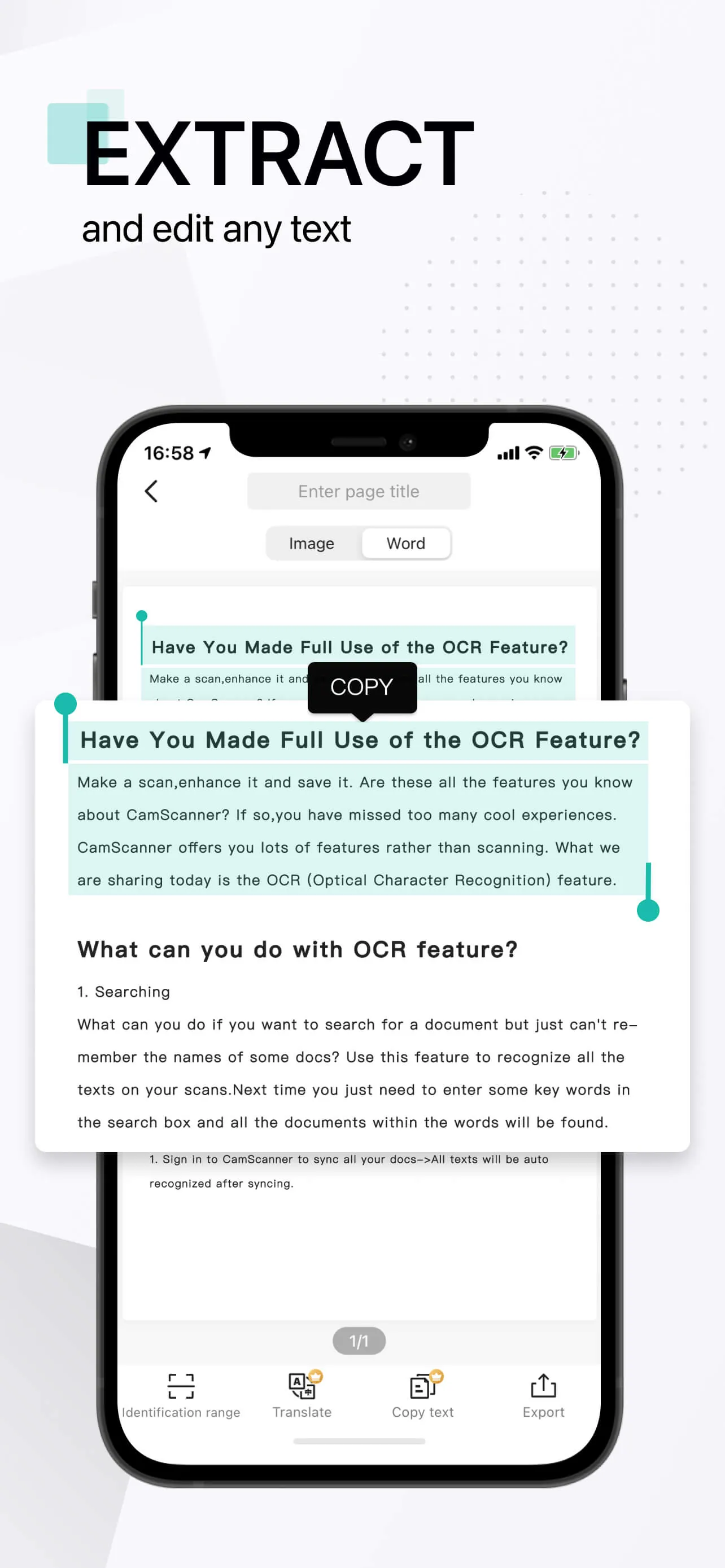 CamScanner + | OCR Scanner iphone screenshot 5