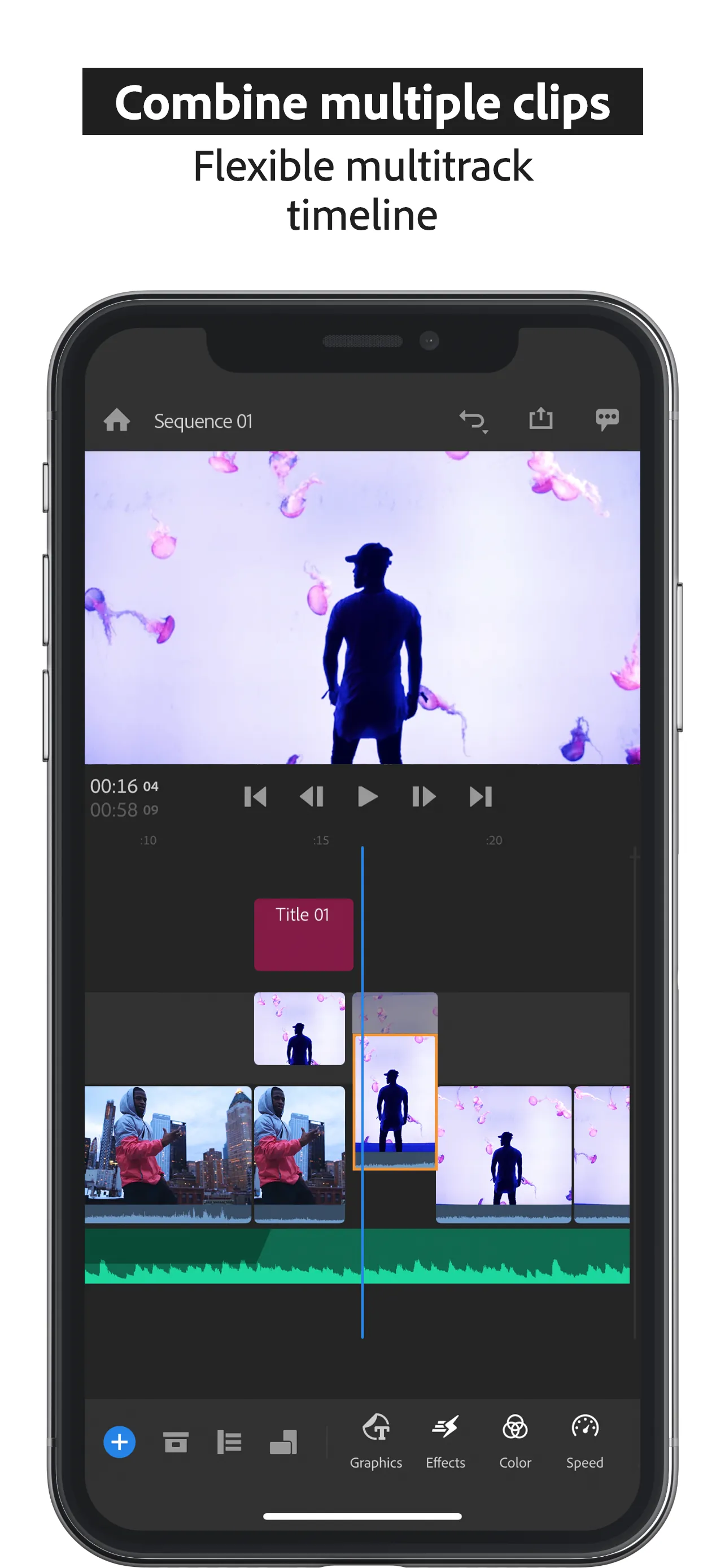 Adobe Premiere Rush：Edit Video iphone screenshot 5