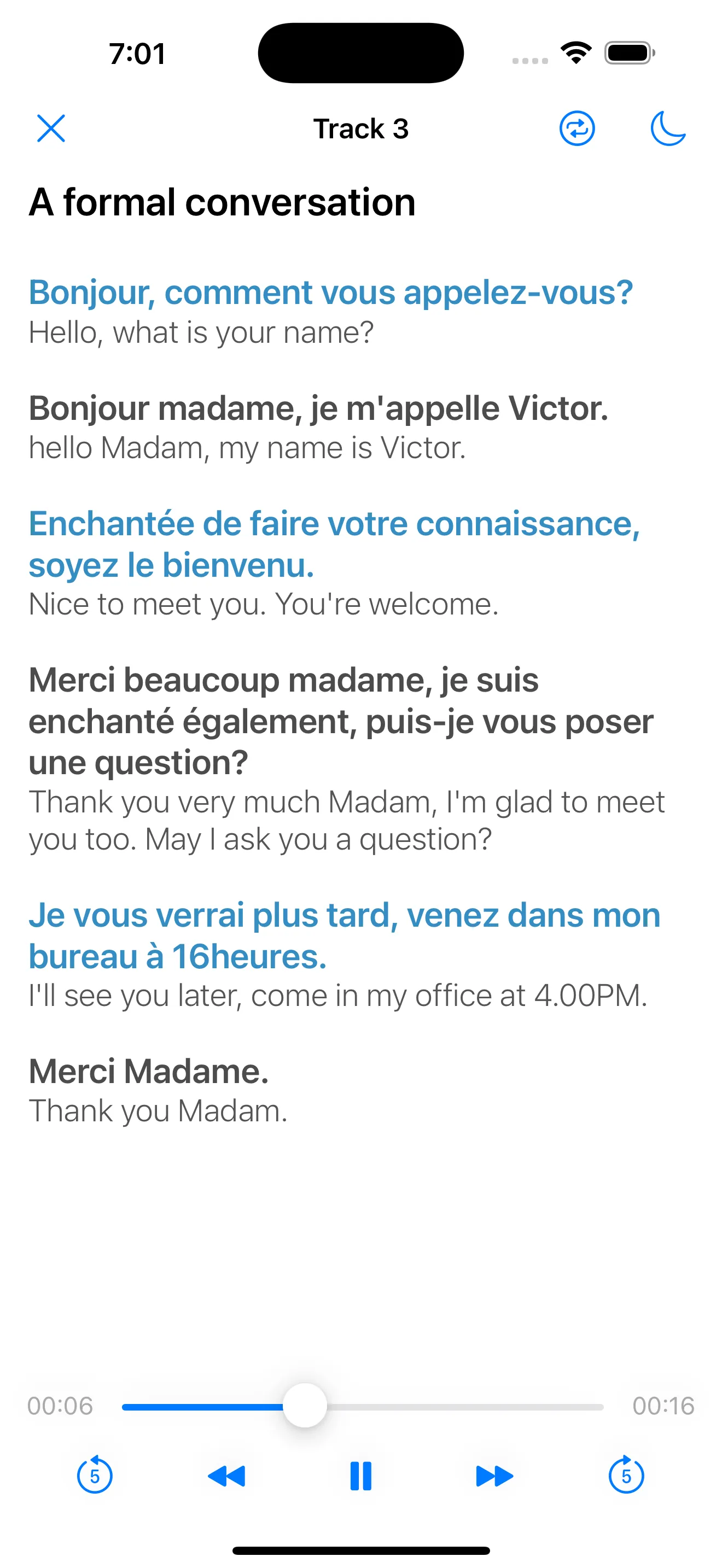 French Learning for Beginners iphone screenshot 9