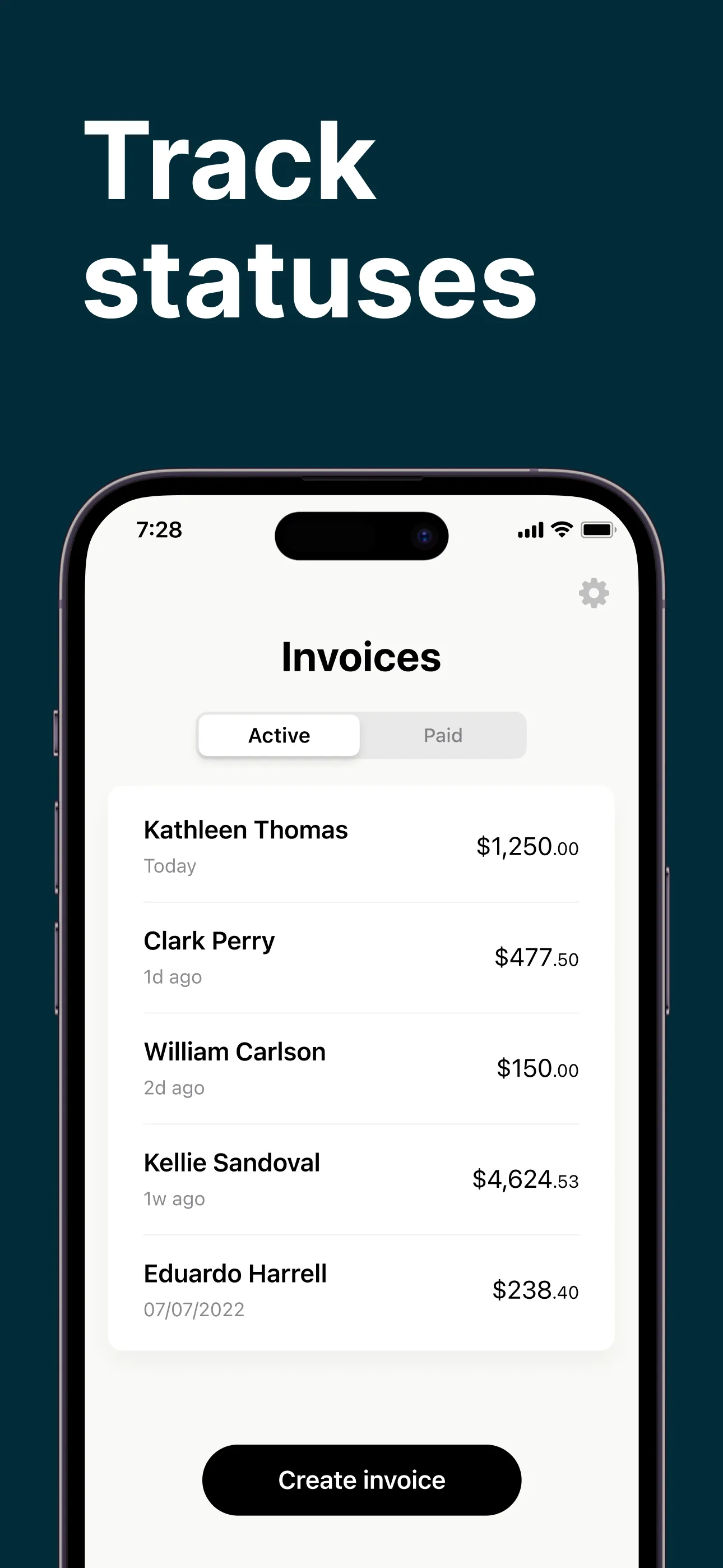 Invoice Maker Tofu & Estimates iphone screenshot 5