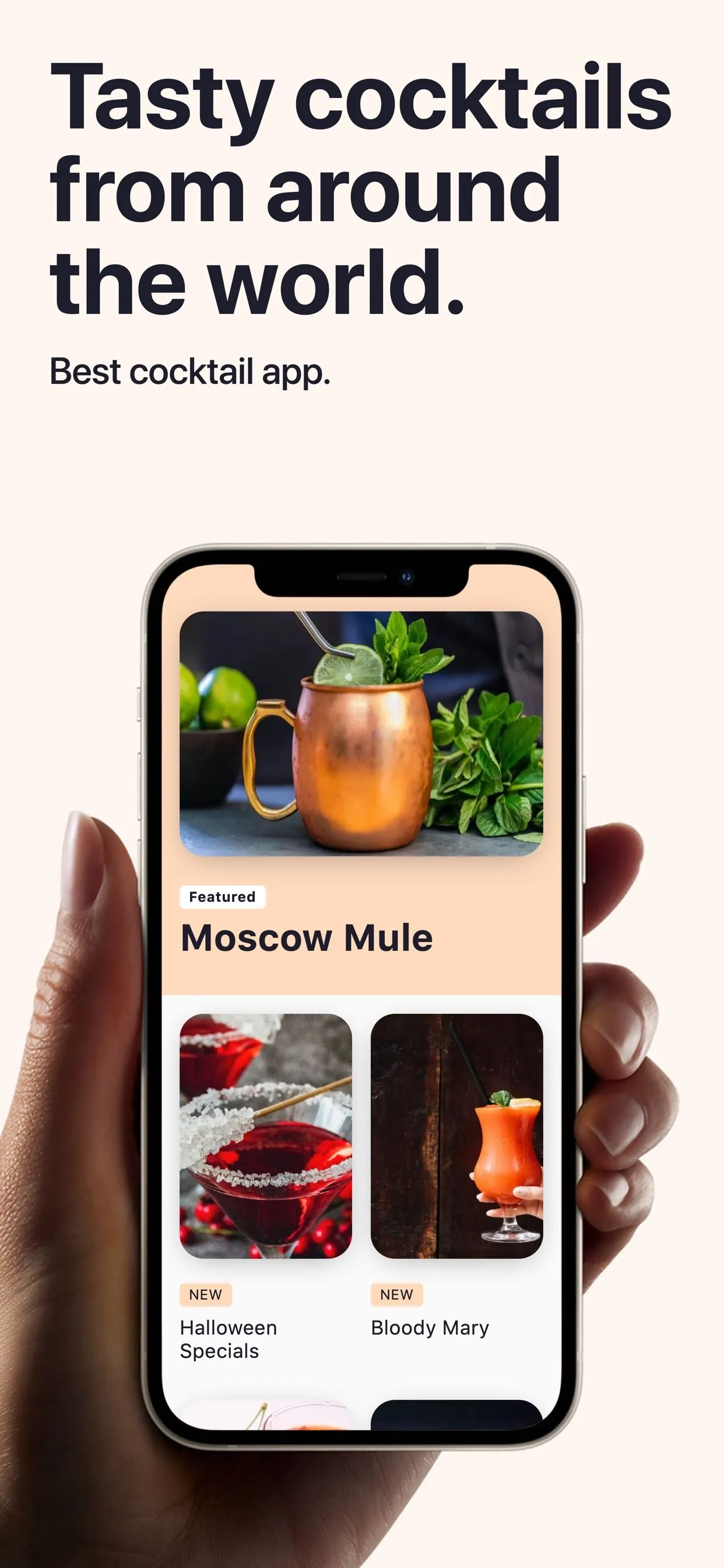 Cocktail & Drink Recipes iphone screenshot 1