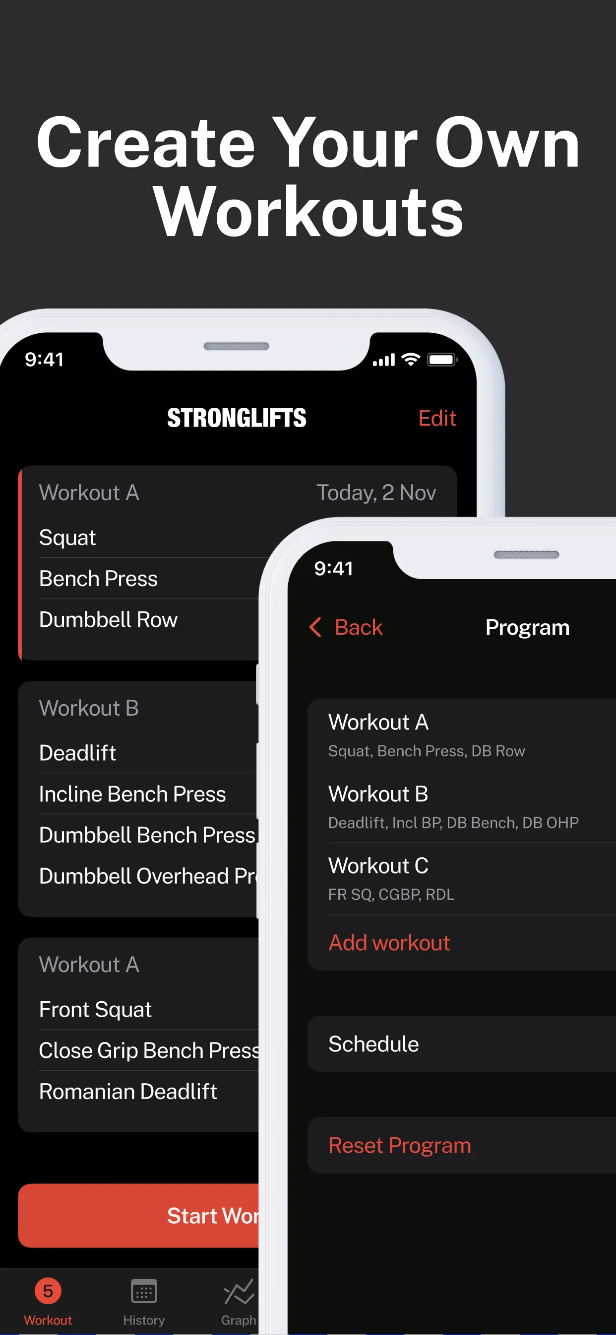 StrongLifts Weight Lifting Log iphone screenshot 7