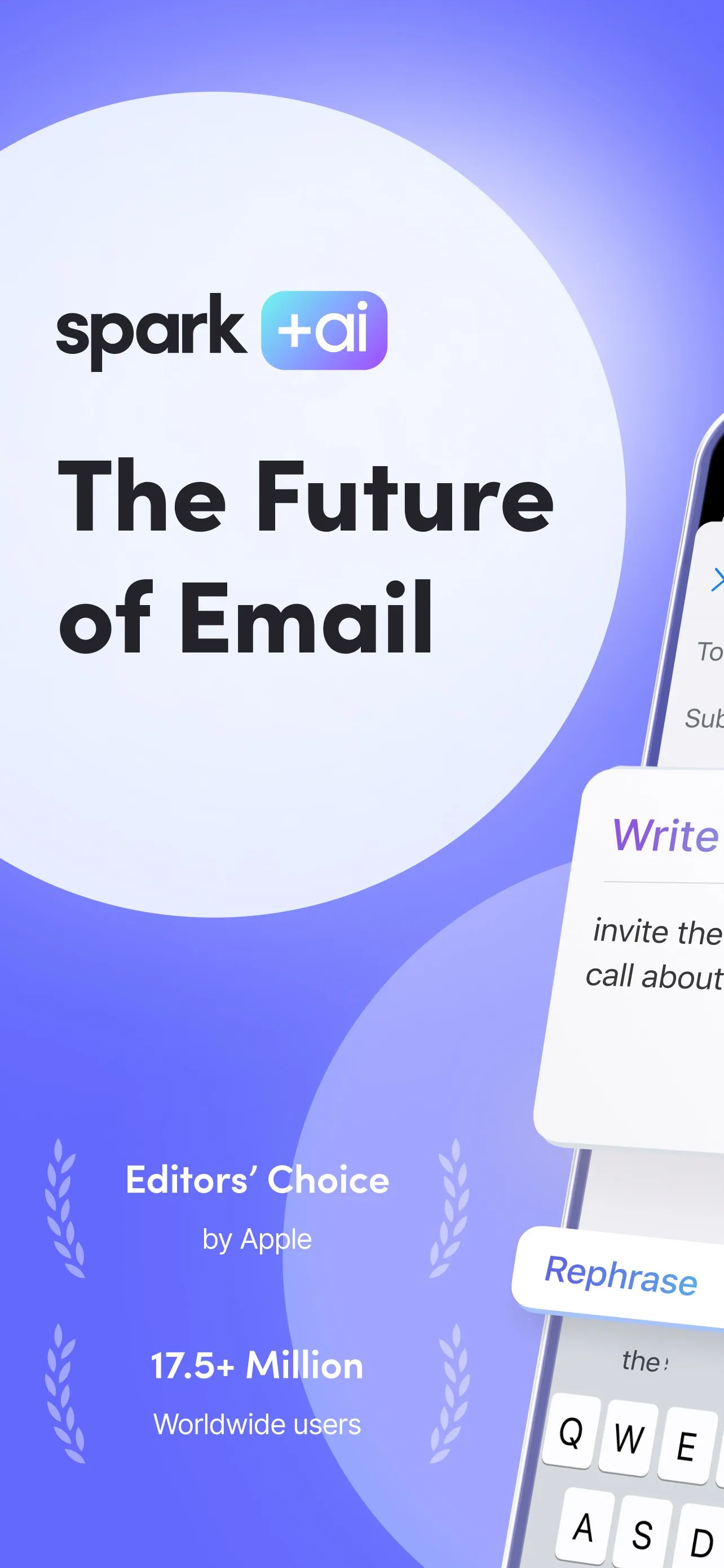Spark Mail + AI: Email Inbox iphone screenshot 1