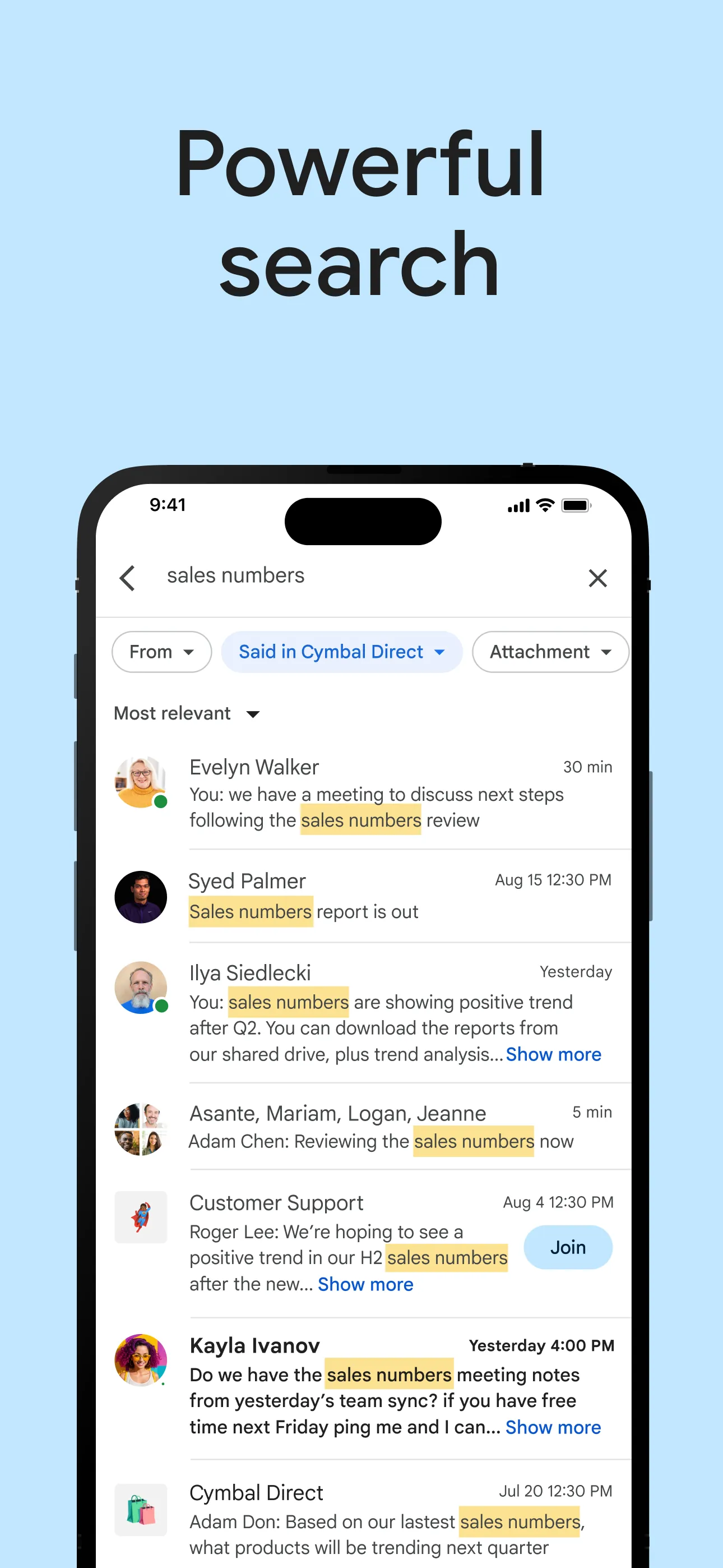 Google Chat iphone screenshot 3