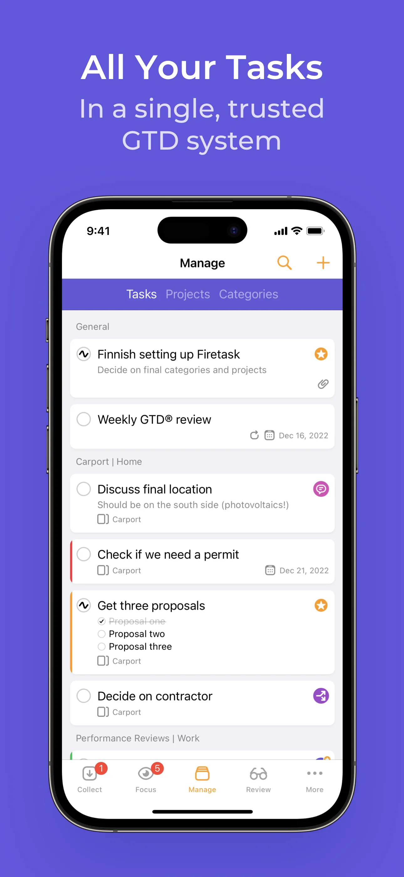 Firetask - Task List & Planner iphone screenshot 5
