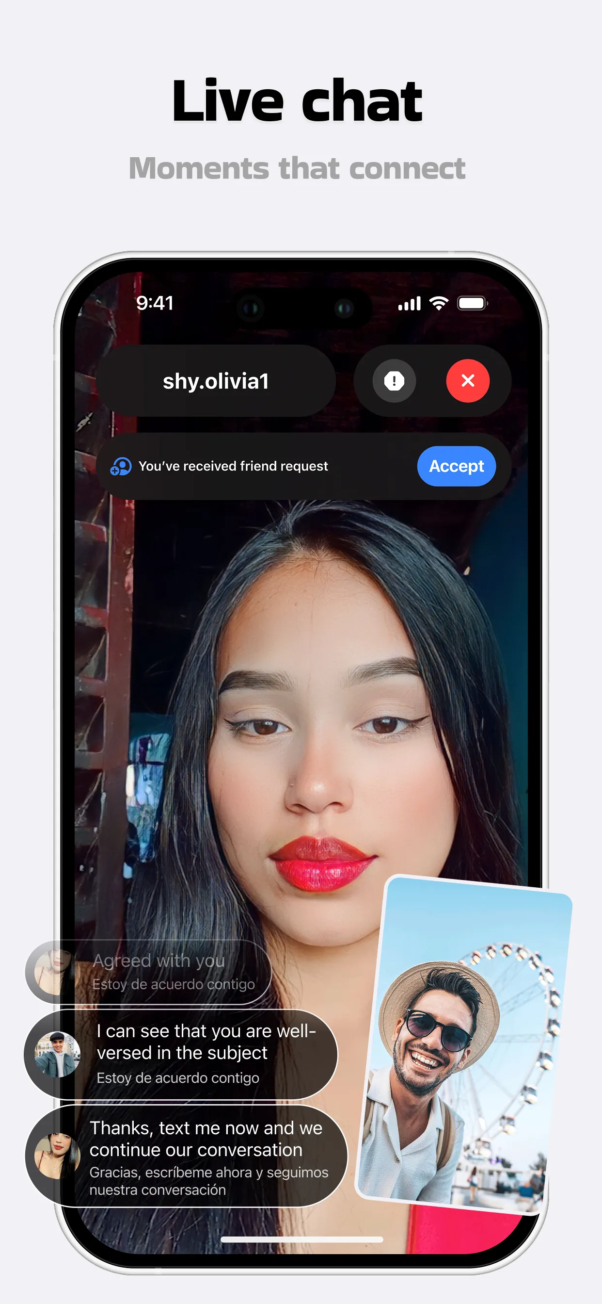 Aveola: Live Video Chat iphone screenshot 6