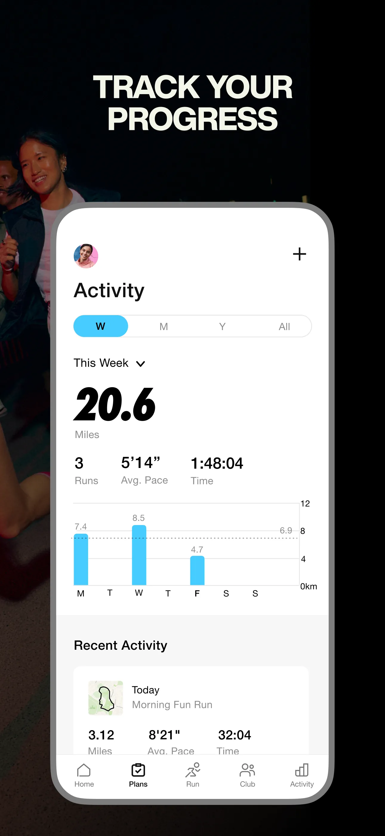 Nike Run Club: Running Coach iphone screenshot 2